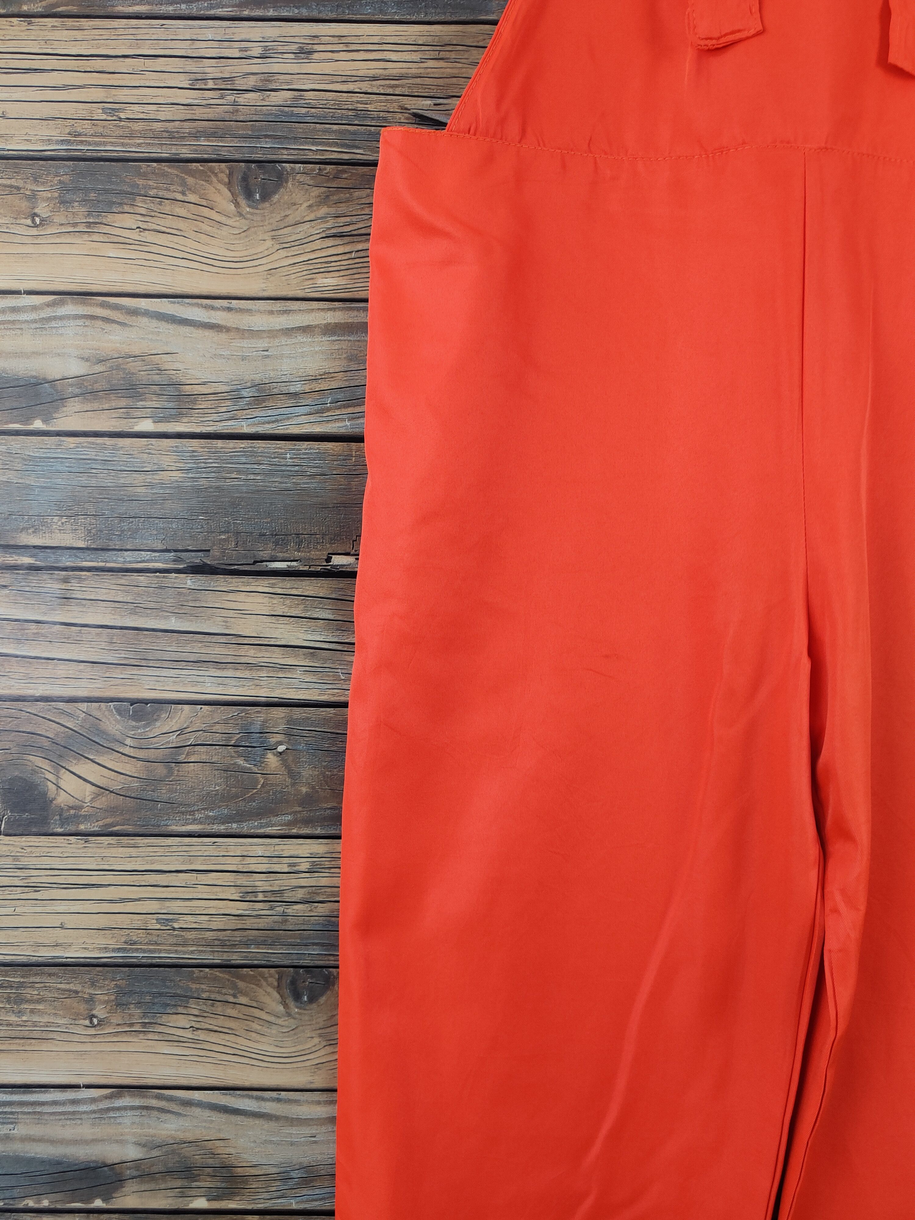 Japanese Brand × Vintage Vintage Japanese Brand Orange Adjustable Strap Jumpsuits Size 37" - 6 Thumbnail