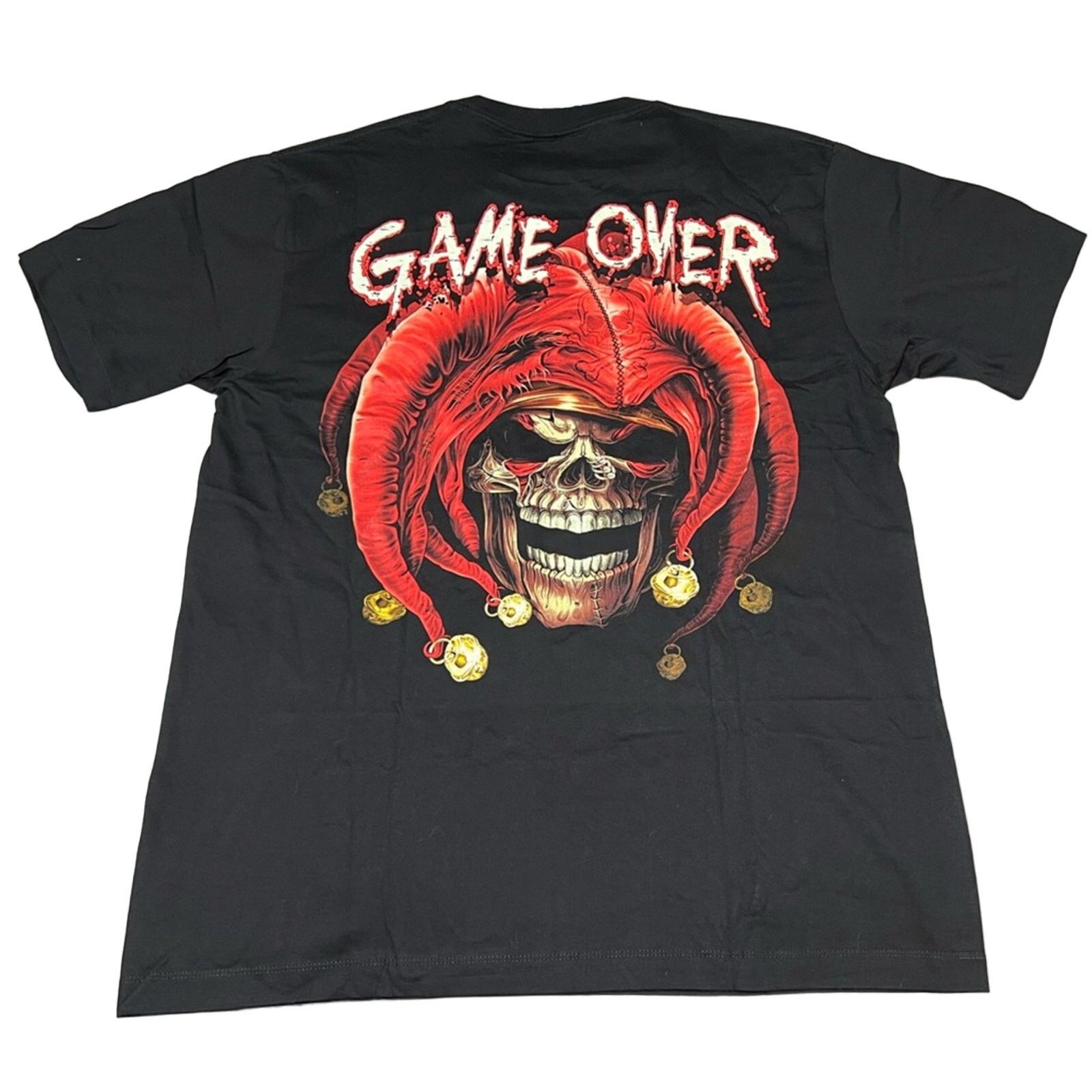 Other VTG Y2K AOP All Over Print Rock Chang Joker Skull Glows Dark Size US XL / EU 56 / 4 - 8 Thumbnail