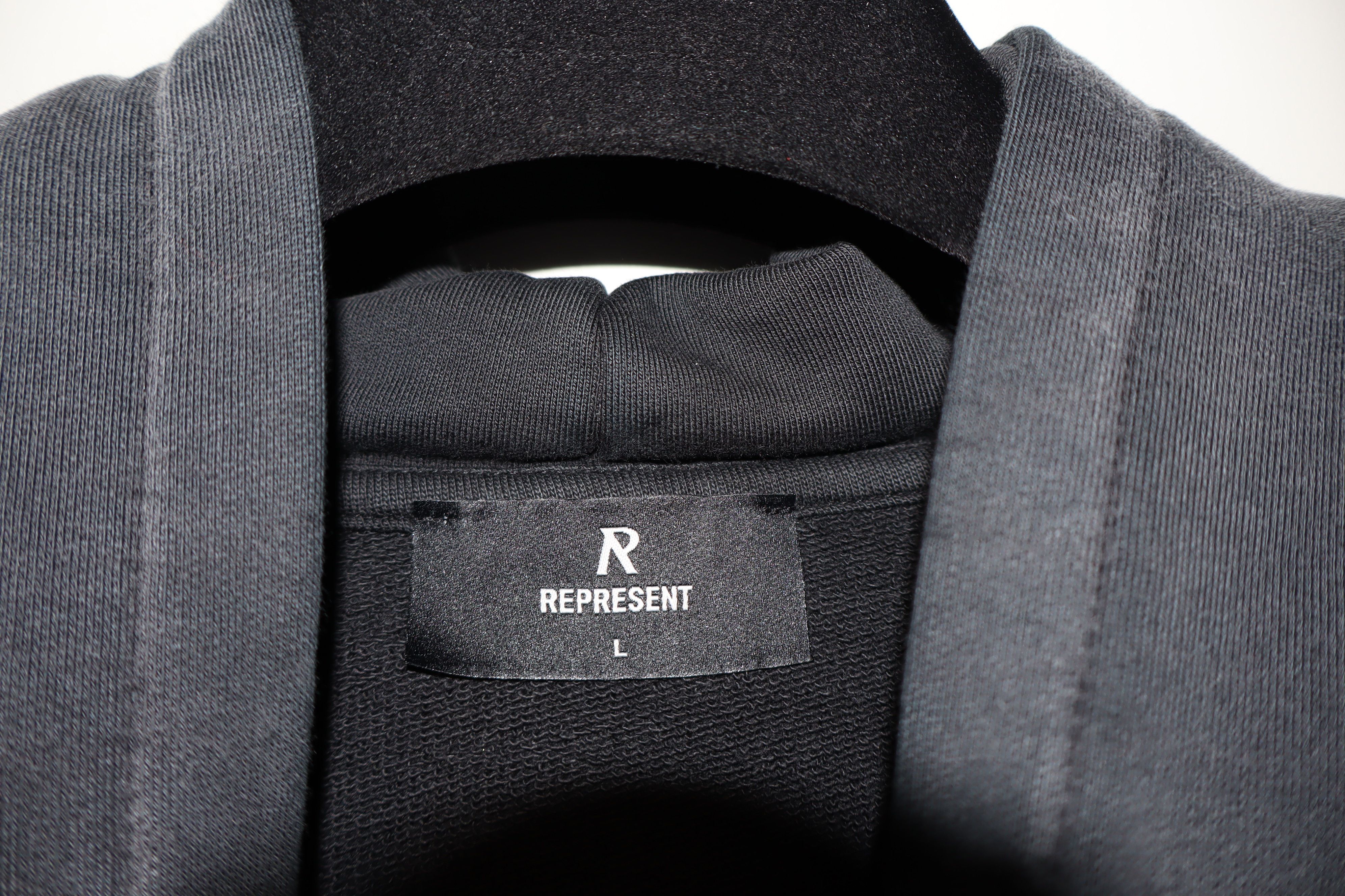 Represent Clo. Blank distressed hoodie Size US L / EU 52-54 / 3 - 2 Thumbnail