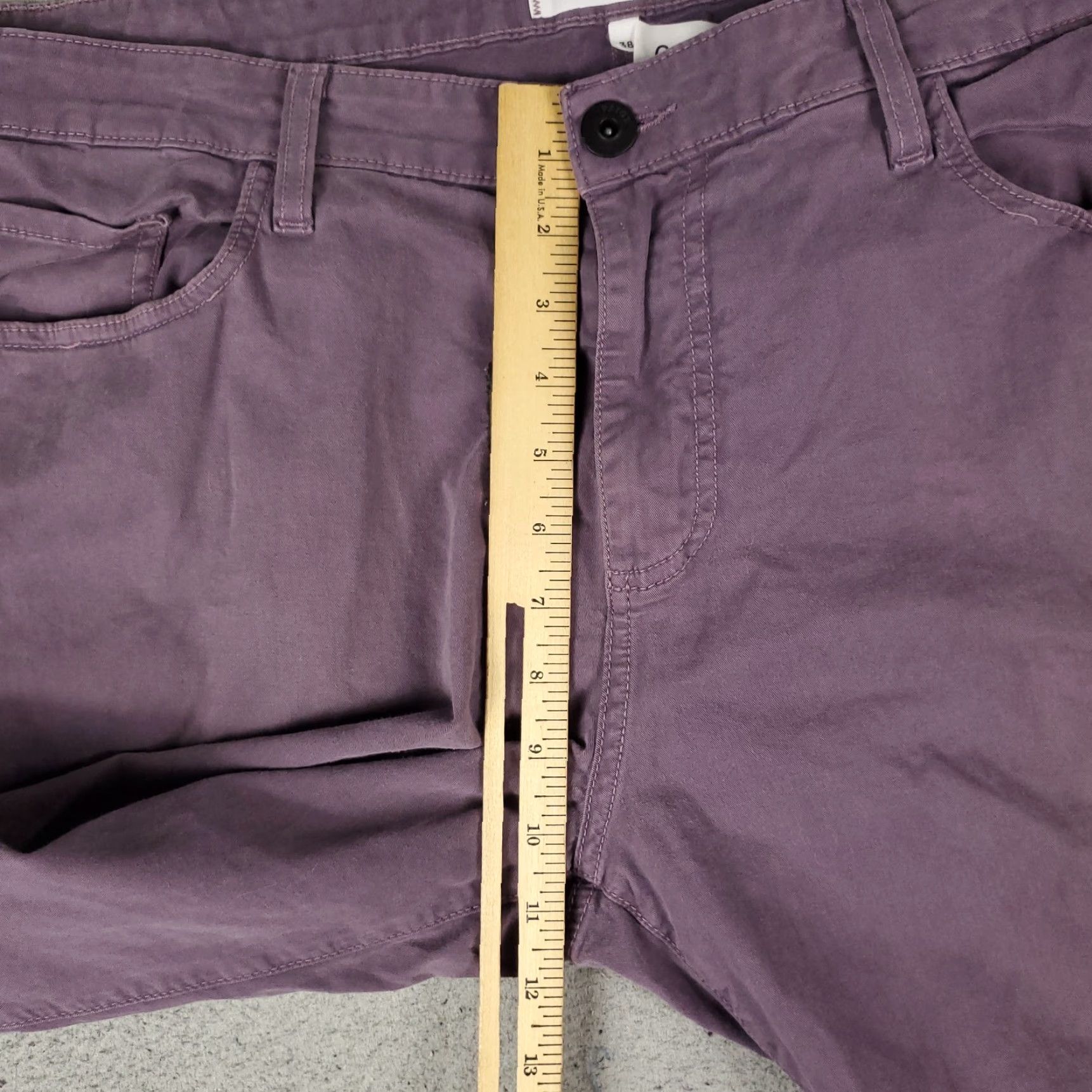 Paige Paige Jeans Mens 38x29 Gray Cut Off Straight Pants Regular Fit Size US 38 / EU 54 - 6 Thumbnail