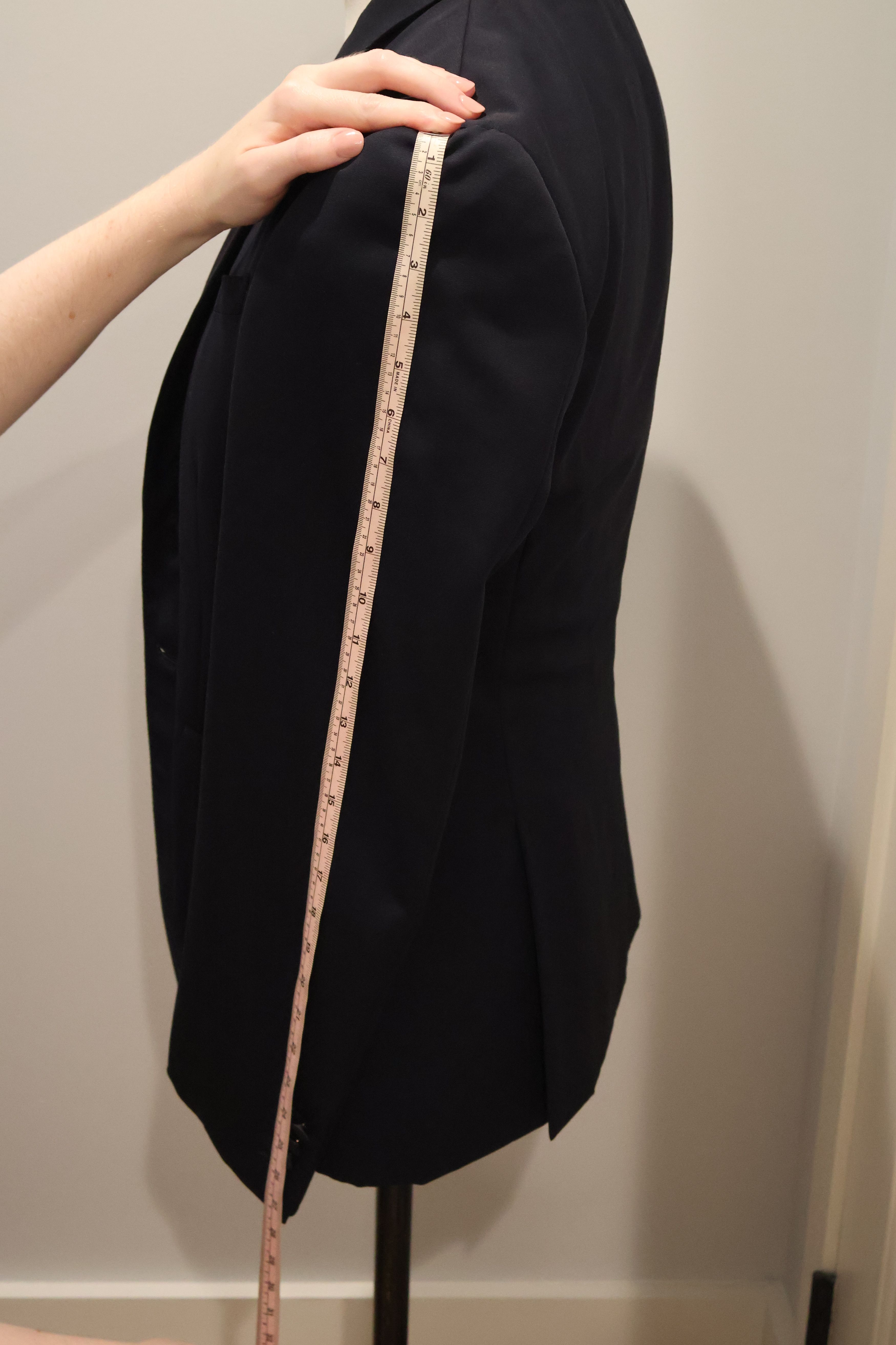 Burberry Prorsum Burberry Prosum navy wool tuxedo blazer - EU 50 Size 50R - 9 Thumbnail