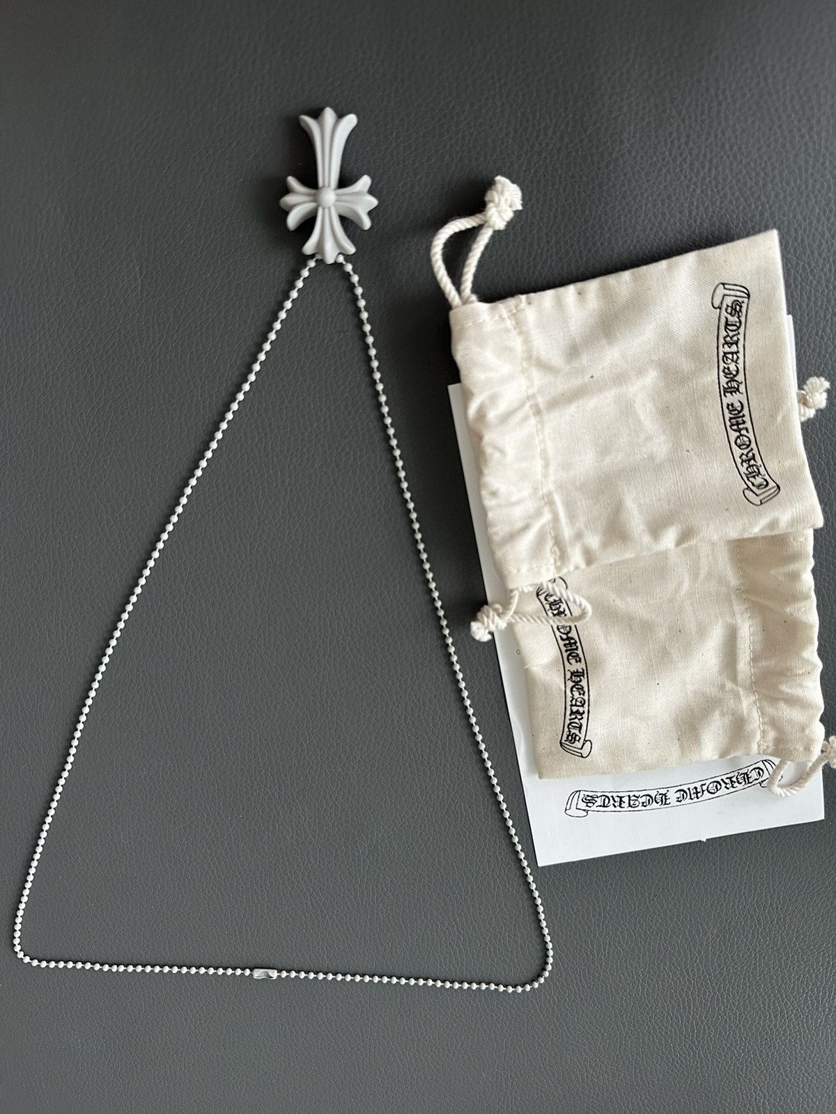 Chrome Hearts Chrome Hearts RARE Brand New Logo Necklace Pendant Size ONE SIZE - 8 Thumbnail