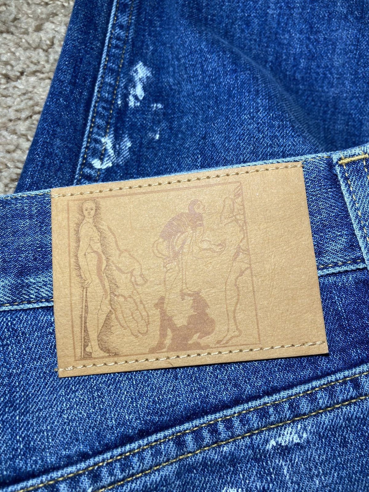 Martine Rose New SS21 Martine Rose Paint Splatter Distressed Jeans Large Size US 34 / EU 50 - 8 Thumbnail