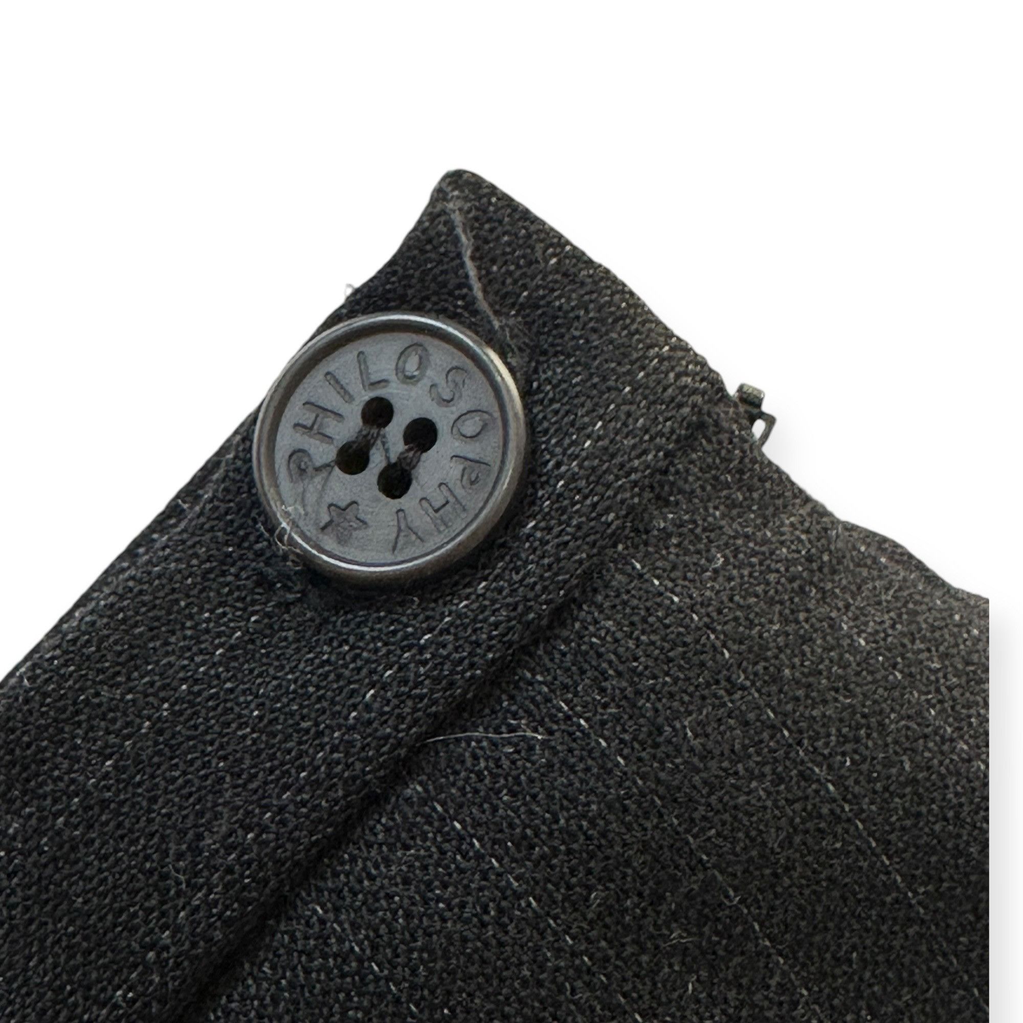 Alberta Ferretti Philosophy di Alberta Ferretti Maxi Pin Stripe Wool Skirt Size 30" / US 8 / IT 44 - 8 Thumbnail