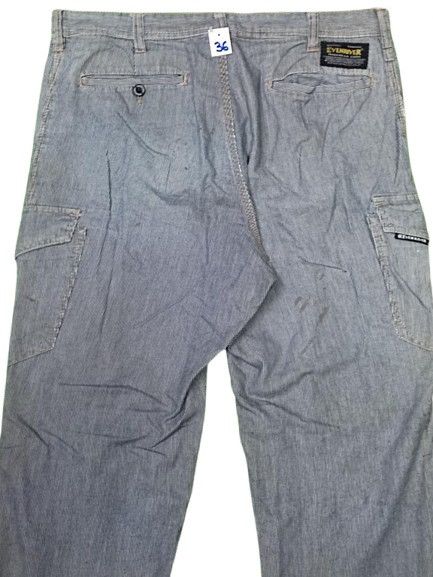 Japanese Brand × Vintage EVENRIVER VINTAGE BONDAGE CARGO STRIPE JEANS Size US 36 / EU 52 - 4 Thumbnail