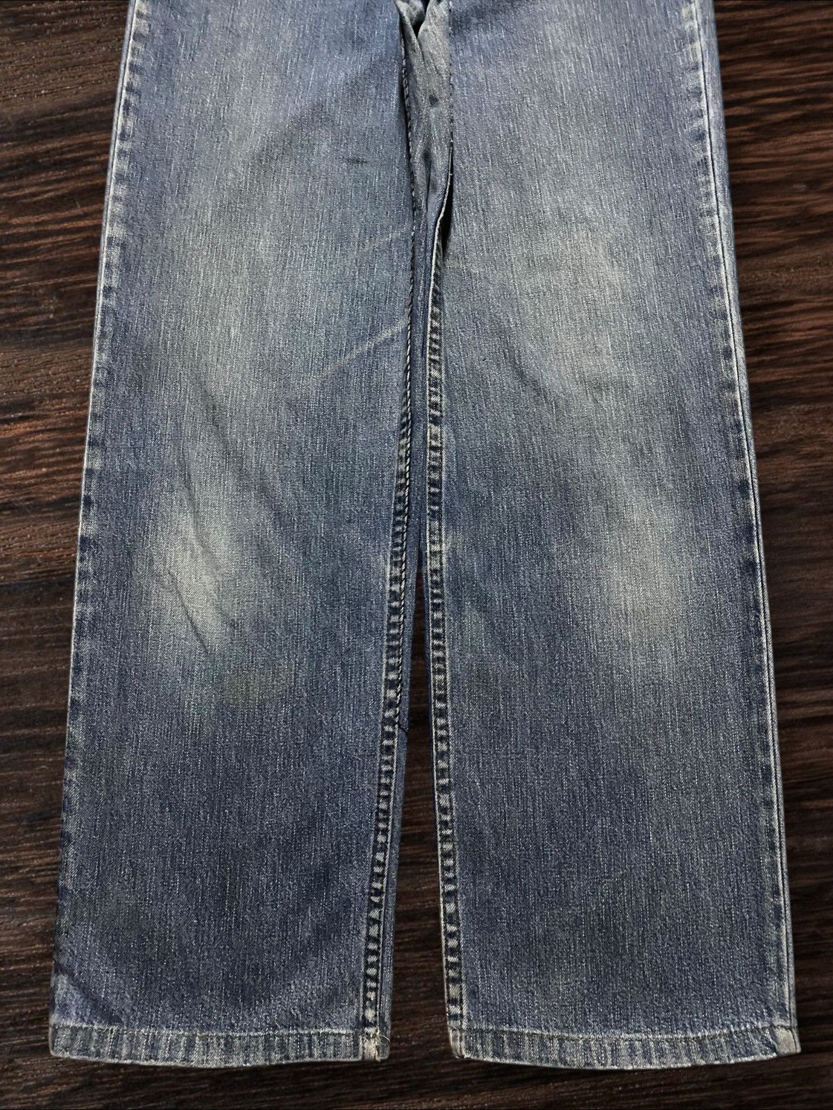 Levi's Vintage Levis 509 Japan White Tab Distressed Loose Jeans Size US 26 / EU 42 - 5 Thumbnail