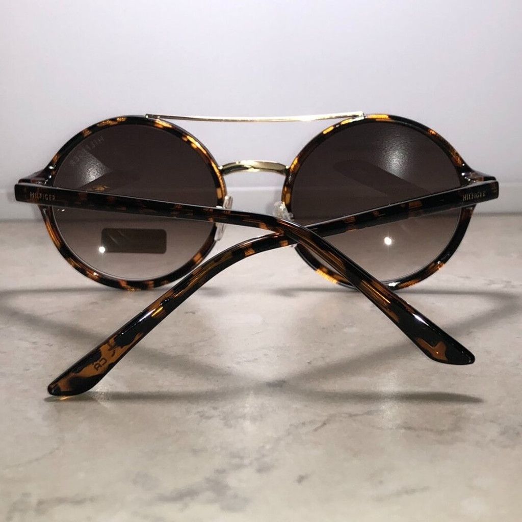 Tommy Hilfiger Tommy Hilfiger Round Aviator Tortoiseshell Sunglasses Size ONE SIZE - 3 Thumbnail