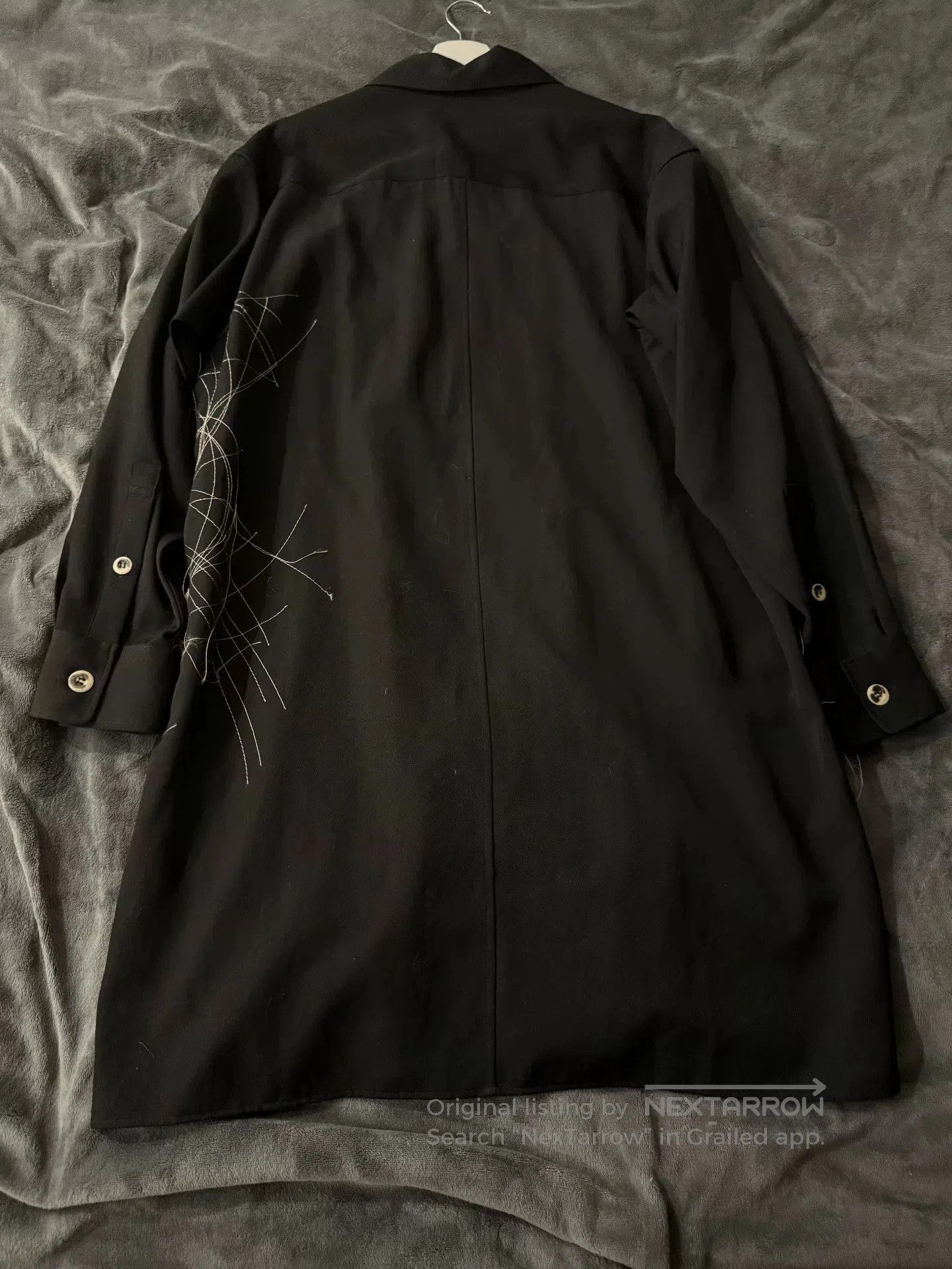 Yohji Yamamoto Yohji Yamamoto 19AW Wool Fringe Shirt. Size US XS / EU 42 / 0 - 4 Thumbnail