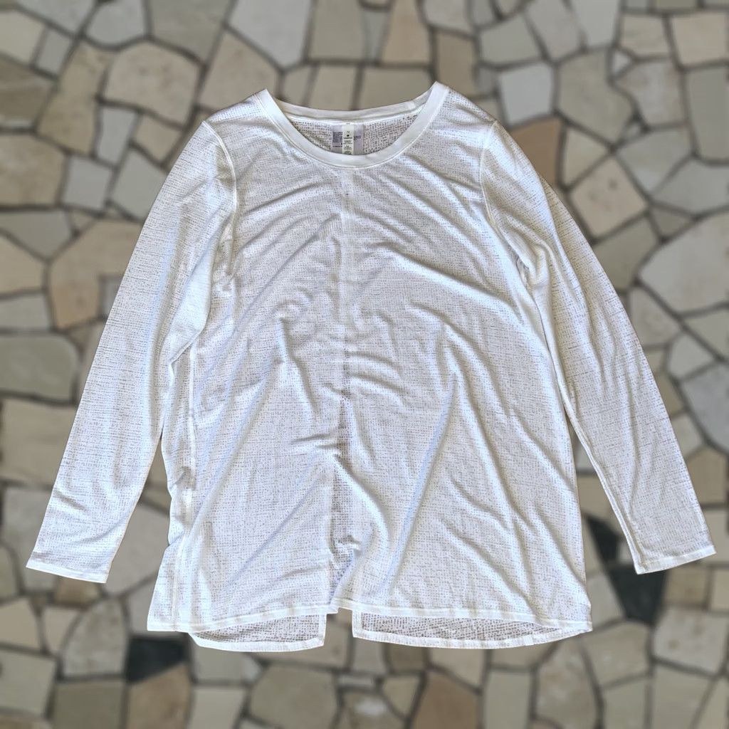 Lululemon VINTAGE Lululemon Uncovered Tall White Top Tie Long Sleeve Women’s 12 Size XL / US 12-14 / IT 48-50 - 1 Thumbnail