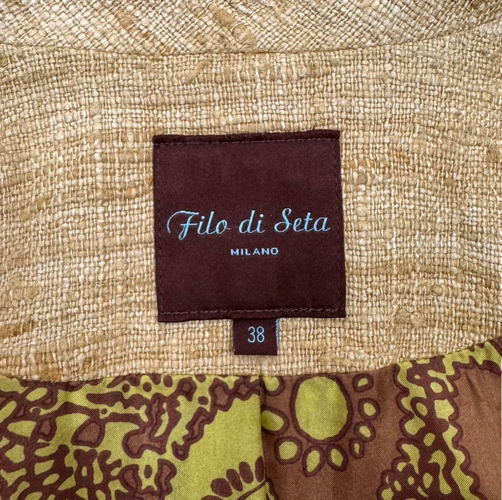 Other Filo Di Seta Dupion Silk Belted Jacket size 38 Made In Japan Size XS / US 0-2 / IT 36-38 - 12 Thumbnail