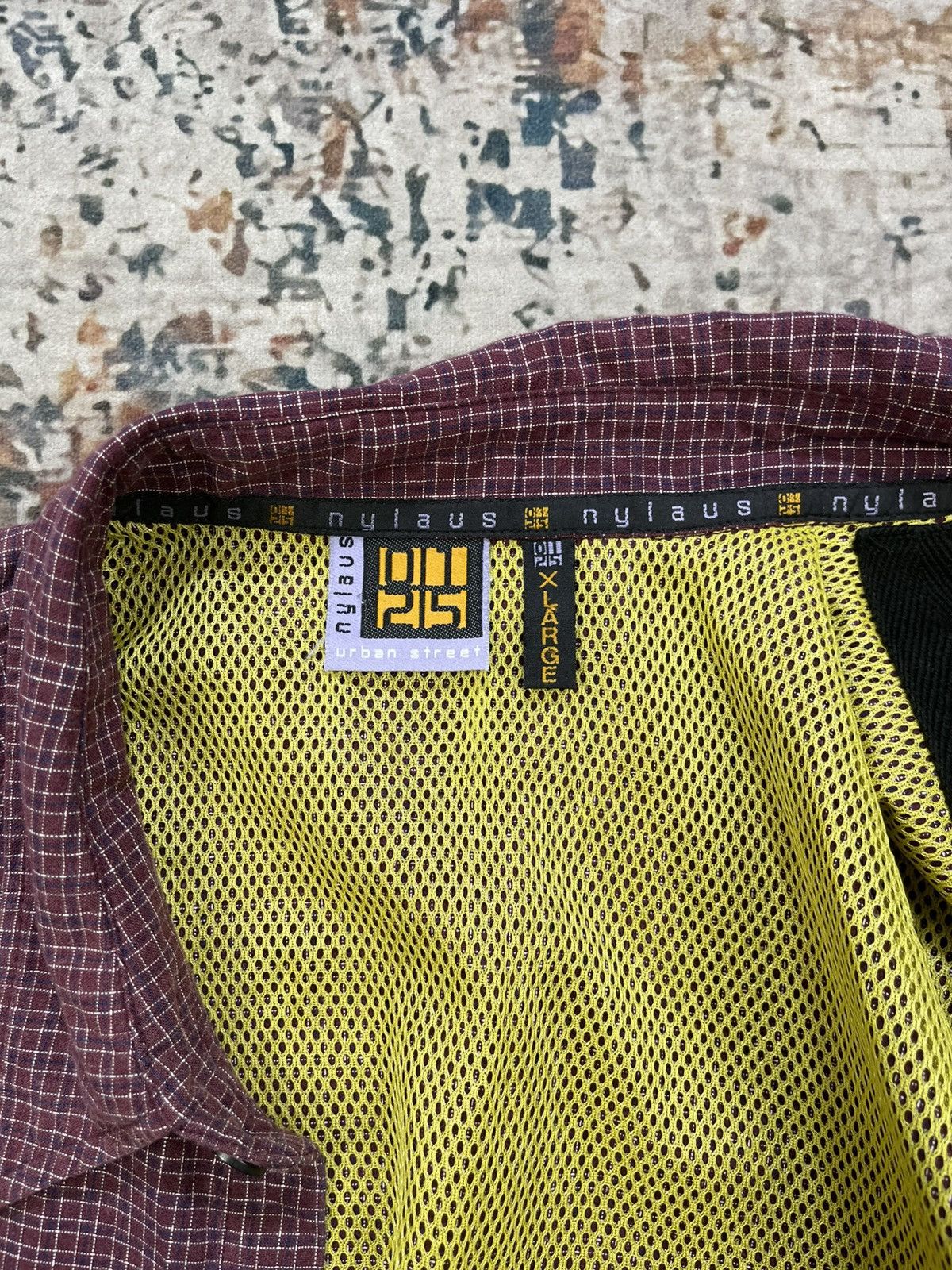 Japanese Brand Nylaus Slang Pocket Checkered Work Shirt Size US L / EU 52-54 / 3 - 12 Thumbnail