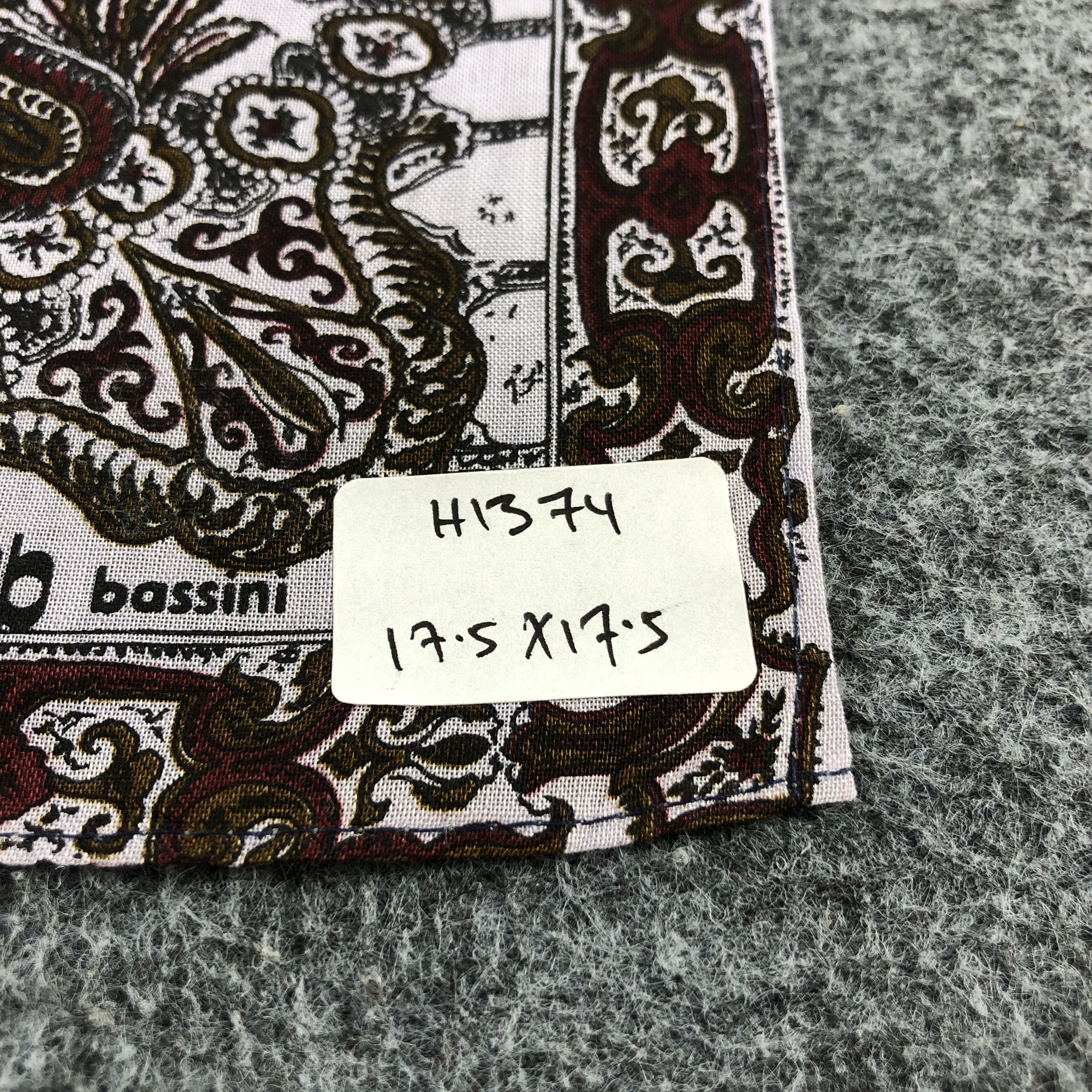 Vintage Arnaldo Bassini Handkerchief Neckerchief Bandana H1374 Size ONE SIZE - 6 Thumbnail
