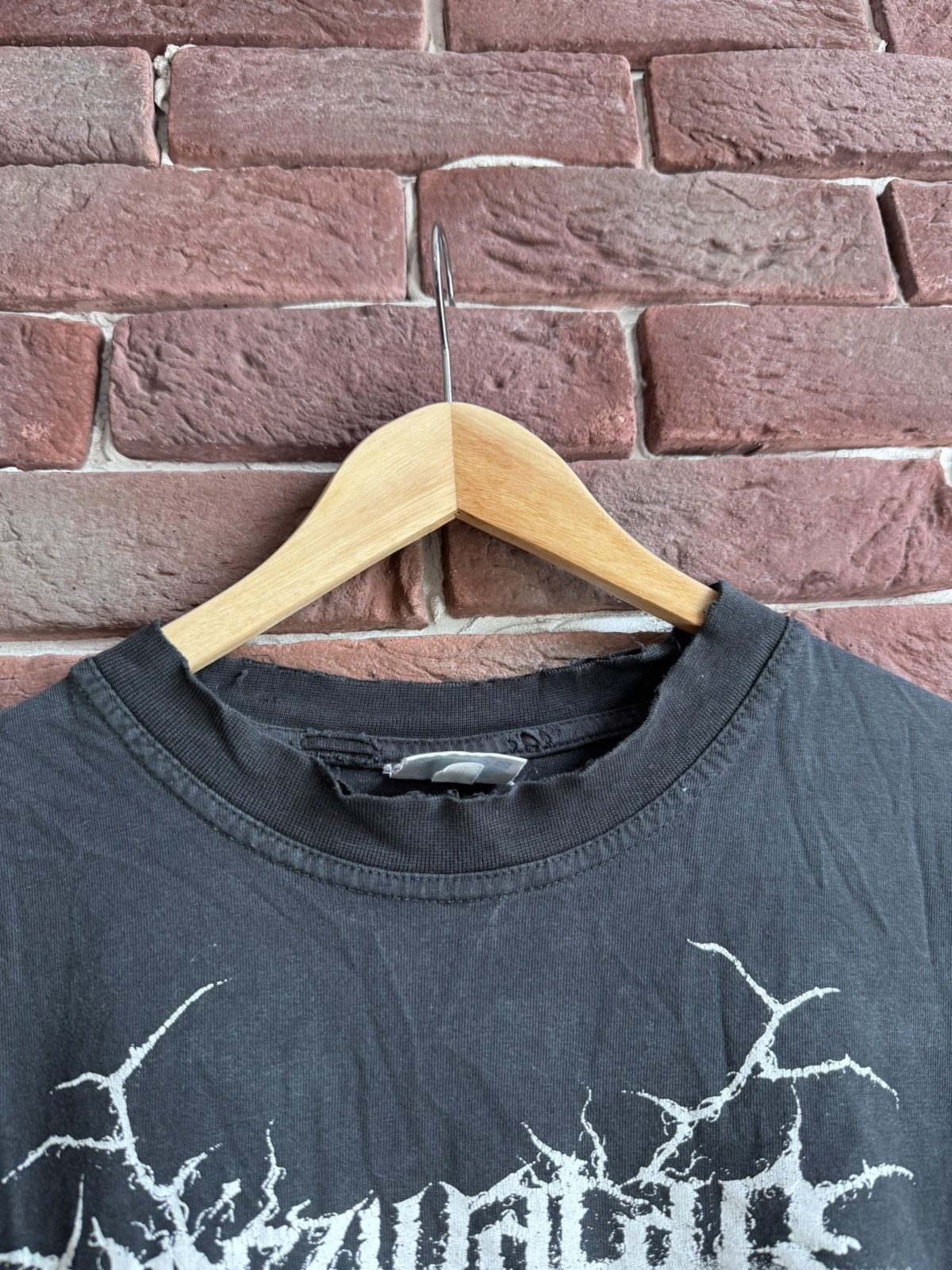 Band Tees Vintage 00s Verzivatar Sombre Cloud Black Metal Band T shirt Size US L / EU 52-54 / 3 - 4 Thumbnail