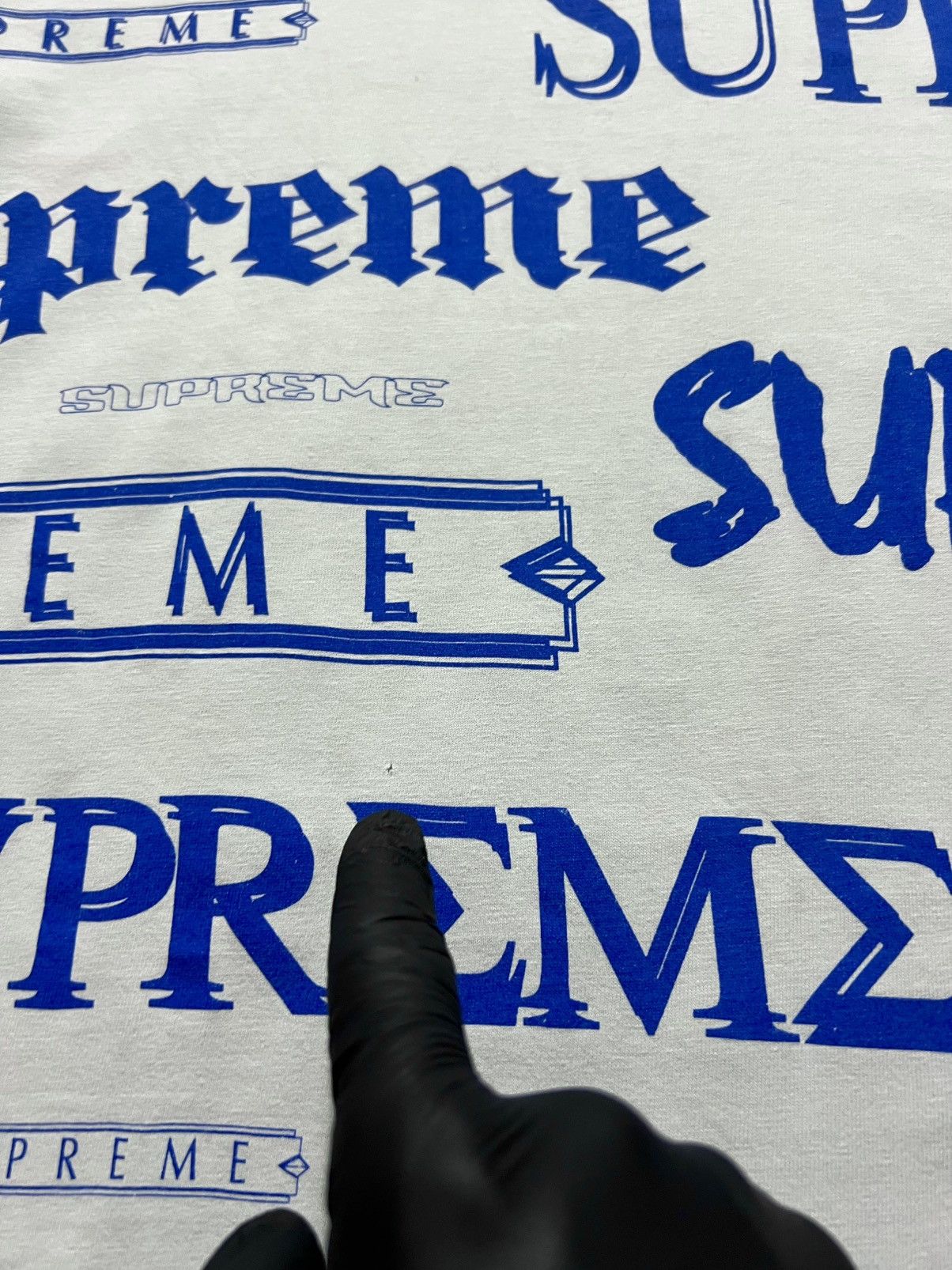 Supreme Vintage Supreme Multi Logo Tee Shirt Monogram Size US S / EU 44-46 / 1 - 8 Thumbnail