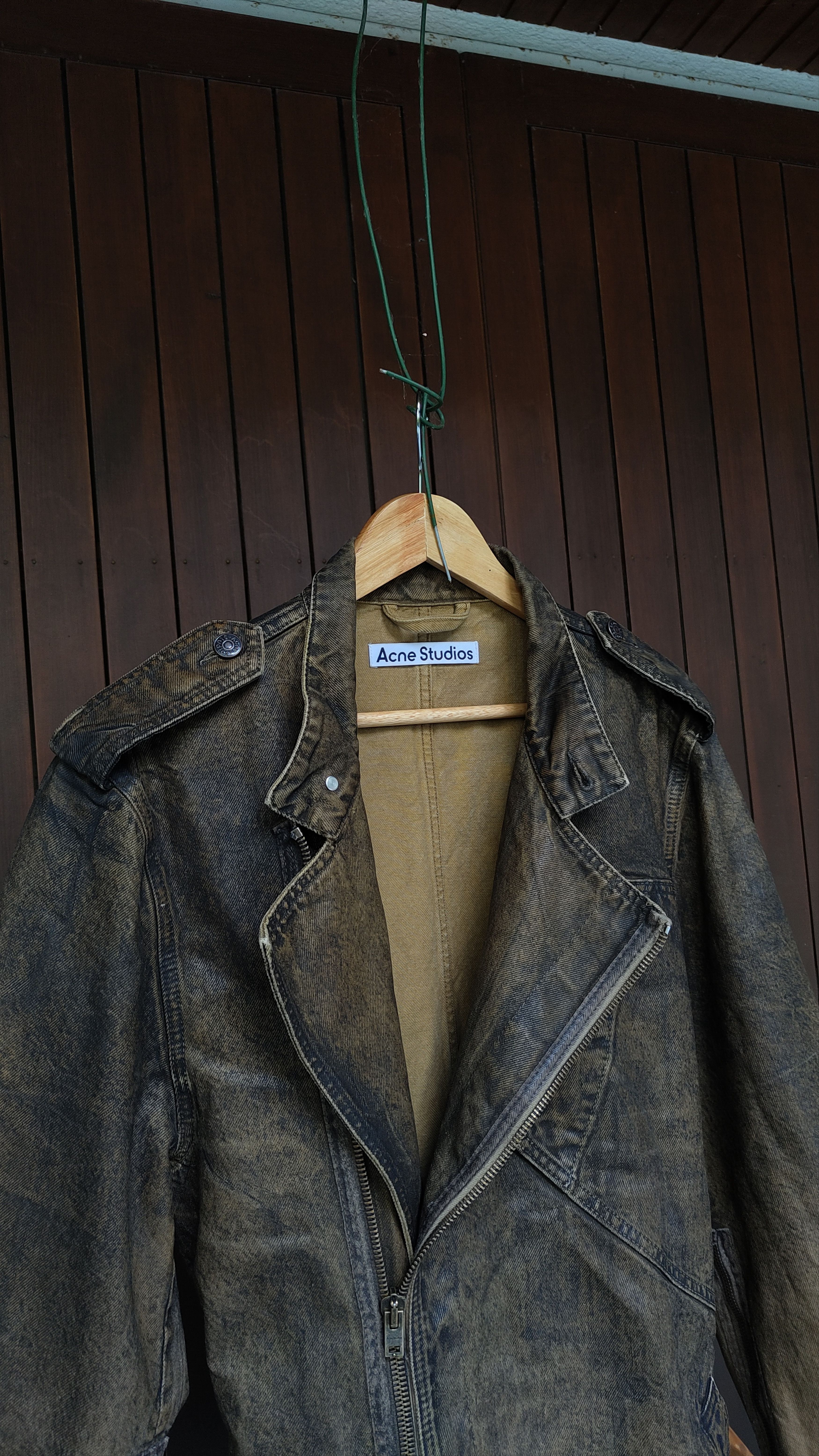 Acne Studios Acne studios denim trench-coat waxed gradient belted Size US S / EU 44-46 / 1 - 4 Thumbnail
