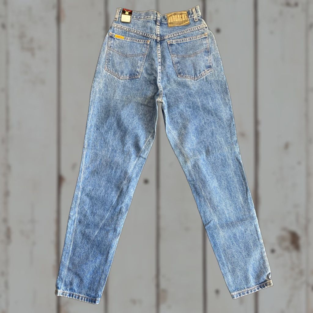 VINTAGE Jordache Jeans Women’s Mom Jeans Regular Size 8 High Waist 30in Inseam Blue Denim 26in Waist NEW