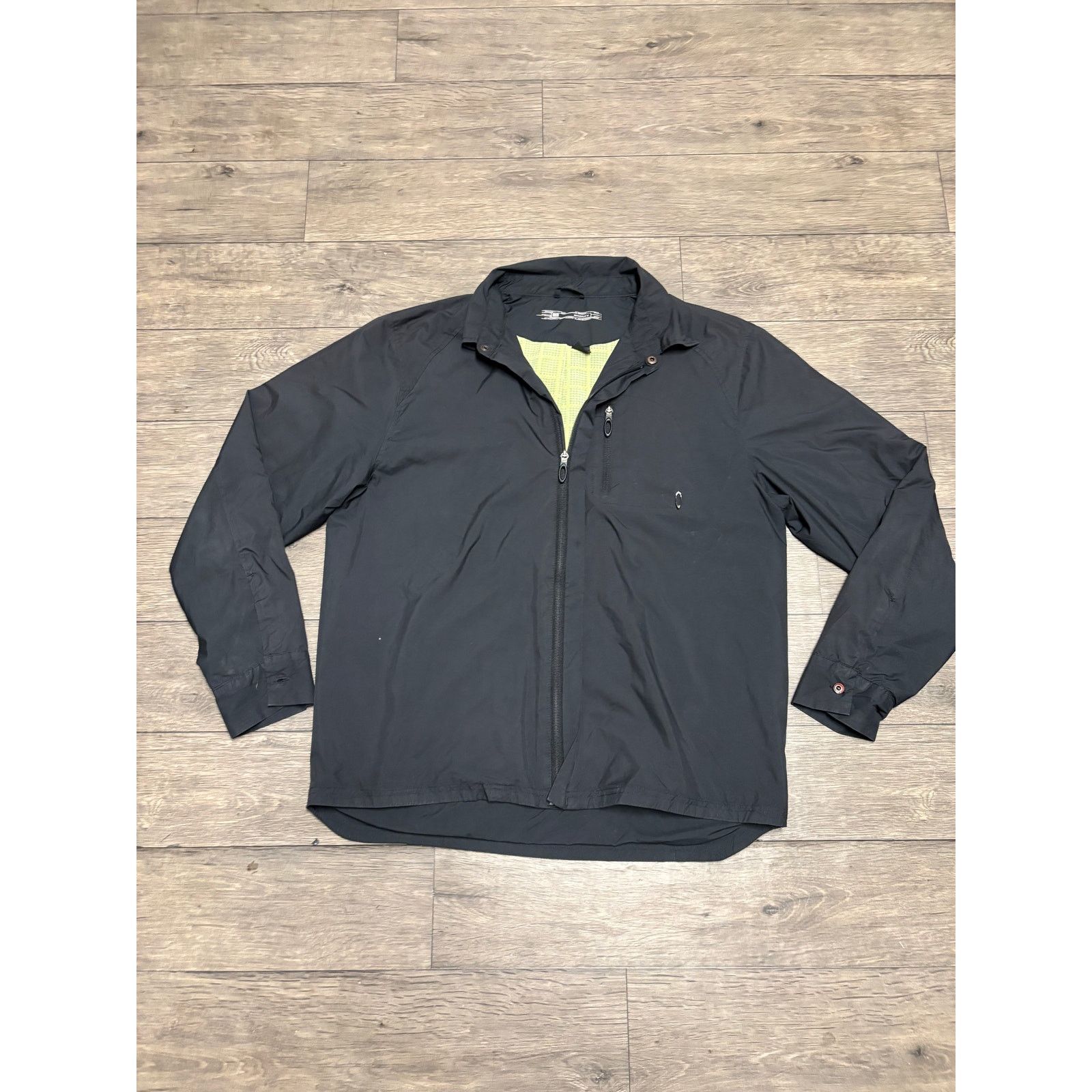 Oakley × Vintage Vintage Oakley Windbreaker Jacket Black Sz M Mens Size US M / EU 48-50 / 2 - 1 Thumbnail