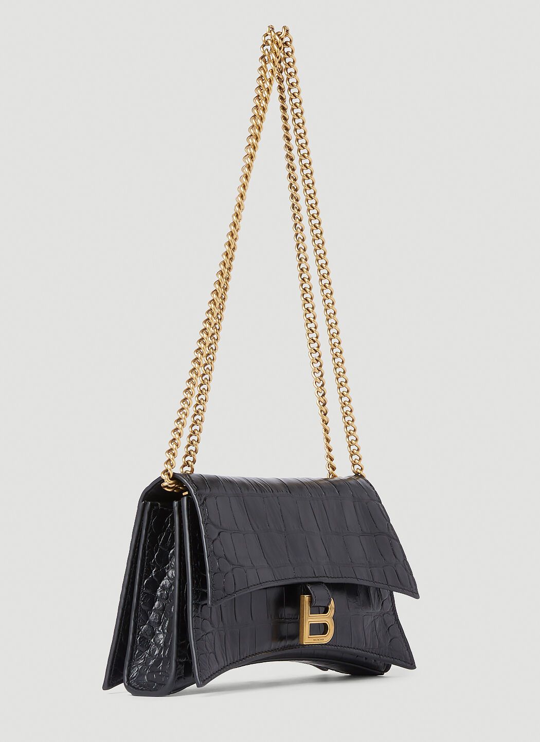 Balenciaga o1bcso1str0325 Size: OS / Crush XS Chain Bag Crocodile Size ONE SIZE - 3 Thumbnail