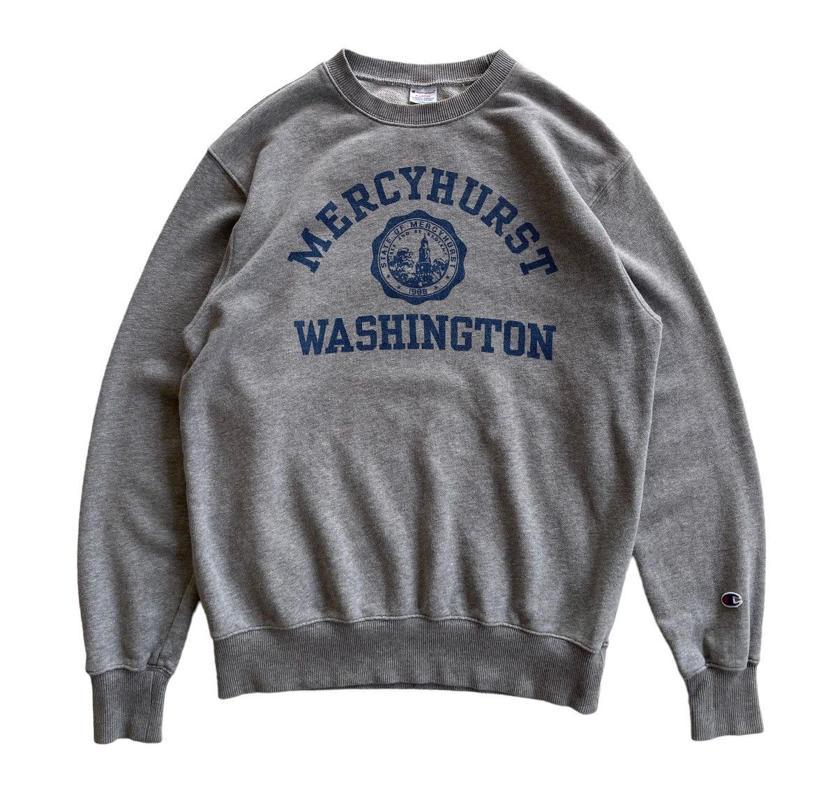 Champion Vintage 90s Champion Mercyhurst Washington Crewneck Size US XL / EU 56 / 4 - 2 Thumbnail