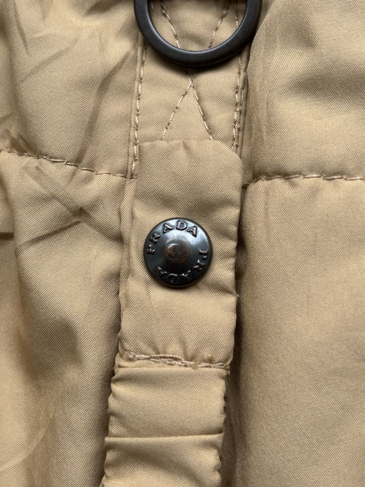 Prada 2000s PACKABLE Weasel Fur Collar Puffer Jacket Size US S / EU 44-46 / 1 - 12 Thumbnail