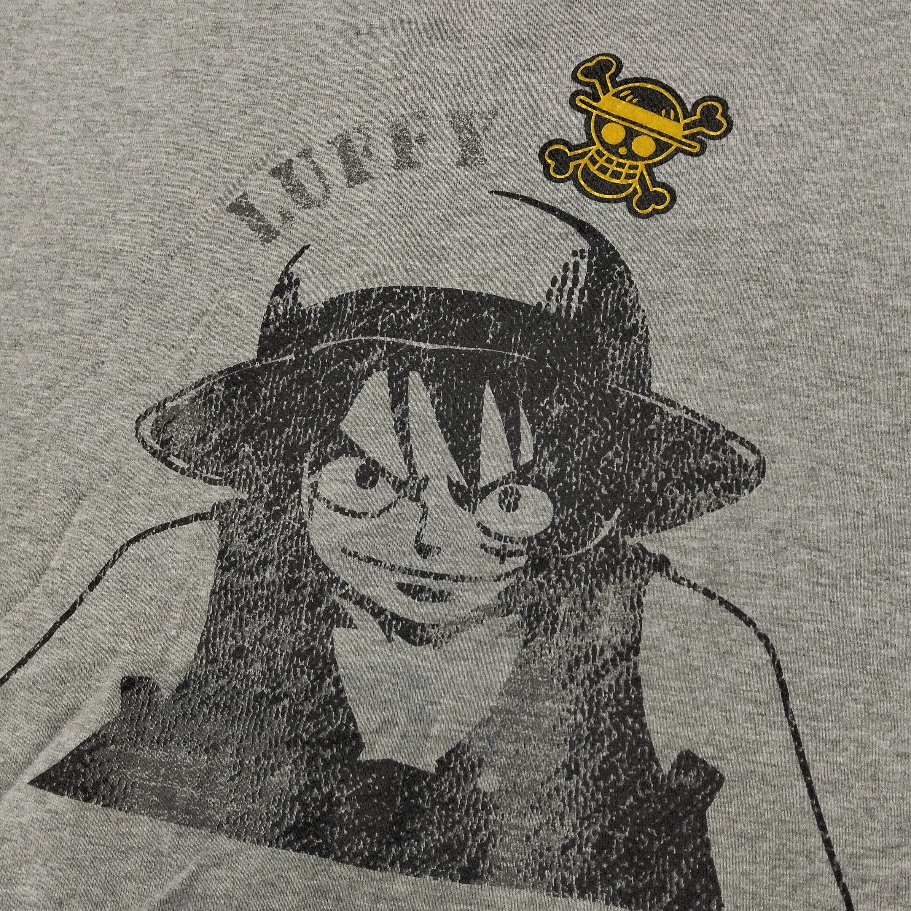 Anime × Japanese Brand × One Piece 🔥 One Piece Monkey D Luffy Straw Hat Pirates Tee" Size US L / EU 52-54 / 3 - 7 Thumbnail