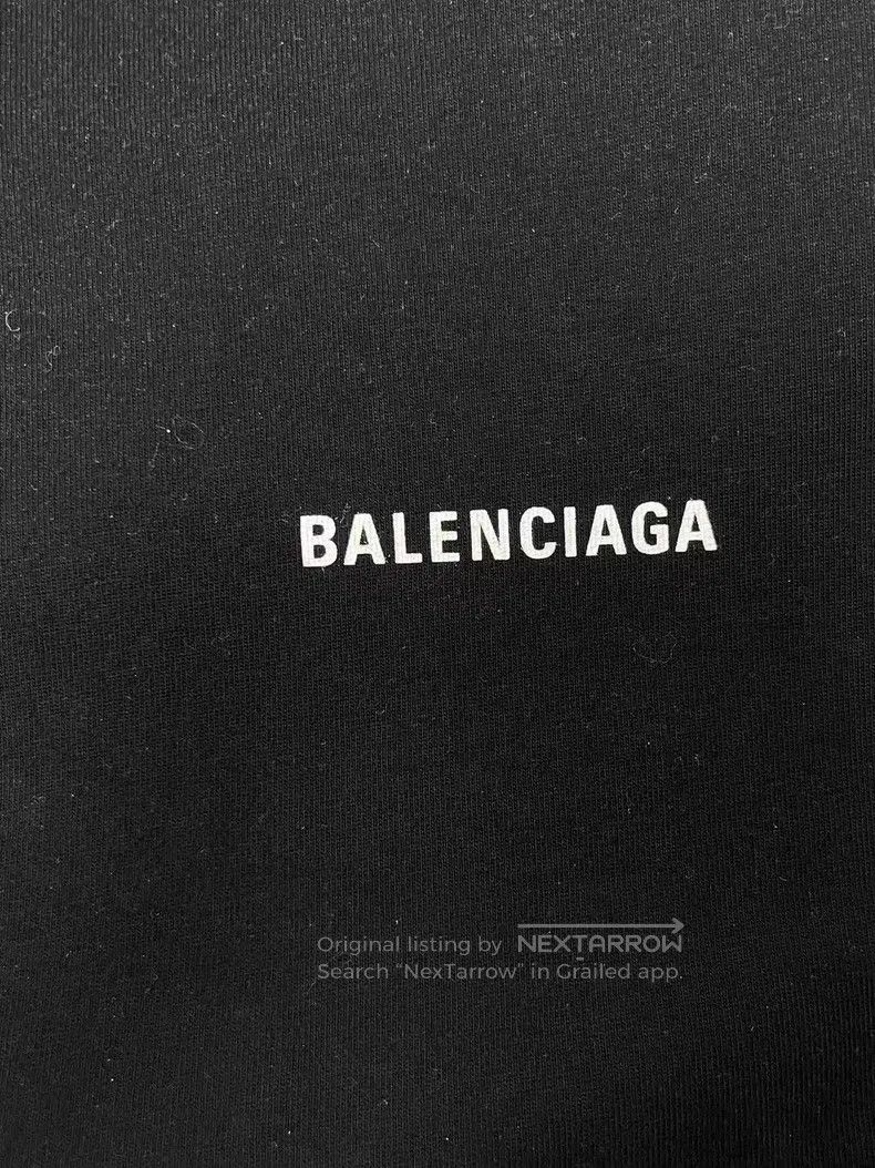 Balenciaga Balenciaga Letter Logo Printed Loose Short Sleeve Size S / US 4 / IT 40 - 3 Thumbnail