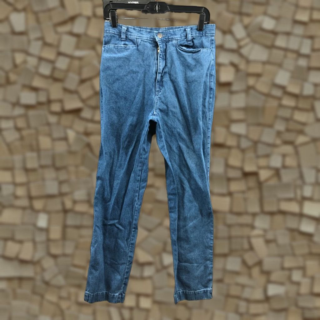 Vintage Sonoma Jeans Size 8 Womens Straight 5-Pocket Denim Medium Wash Blue High Rise Regular Fit Adult Womens Size 30" / US 8 / IT 44 - 1 Thumbnail