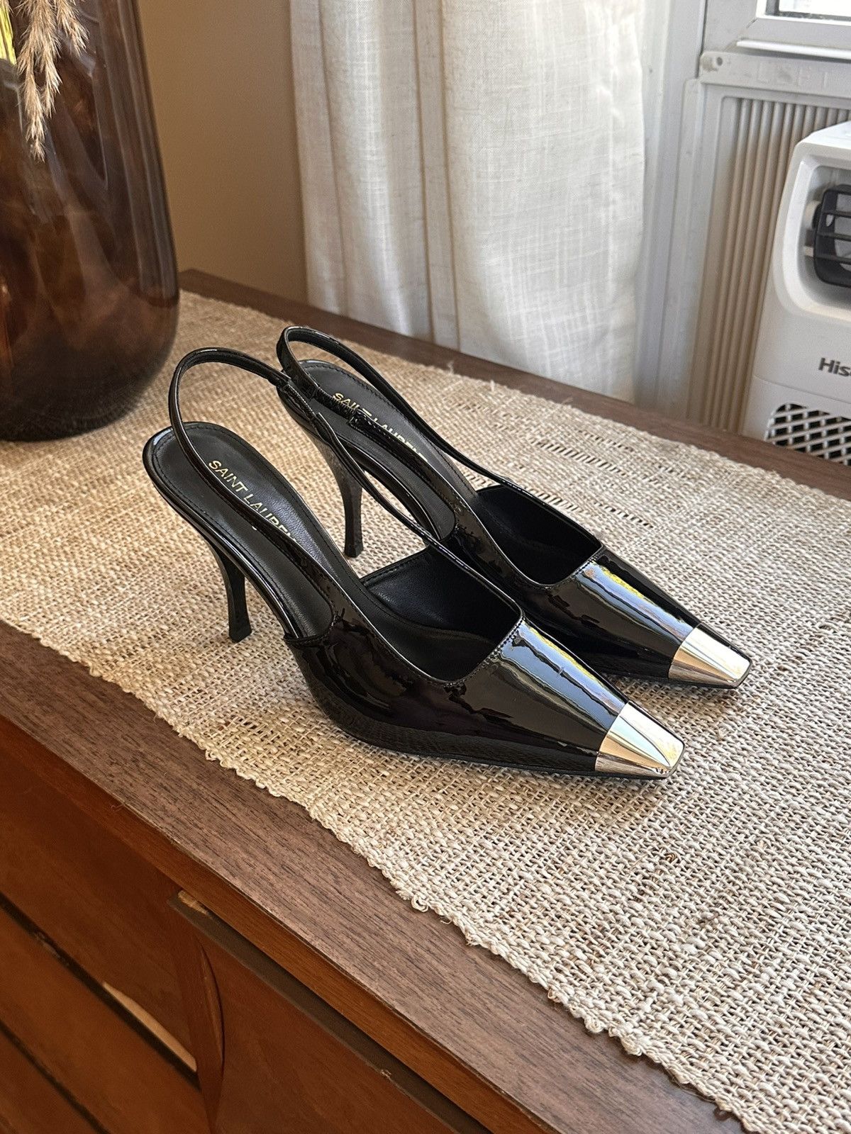 Saint Laurent Paris Saint Laurent Vesper Heels Size US 8 / IT 38 - 1 Thumbnail