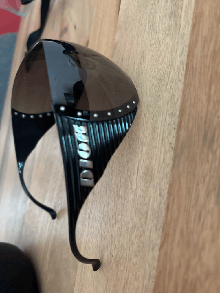 Dior Dior Sunglasses Bike Ski Pop Mask Motard Rimless Vintage Size ONE SIZE - 3 Thumbnail
