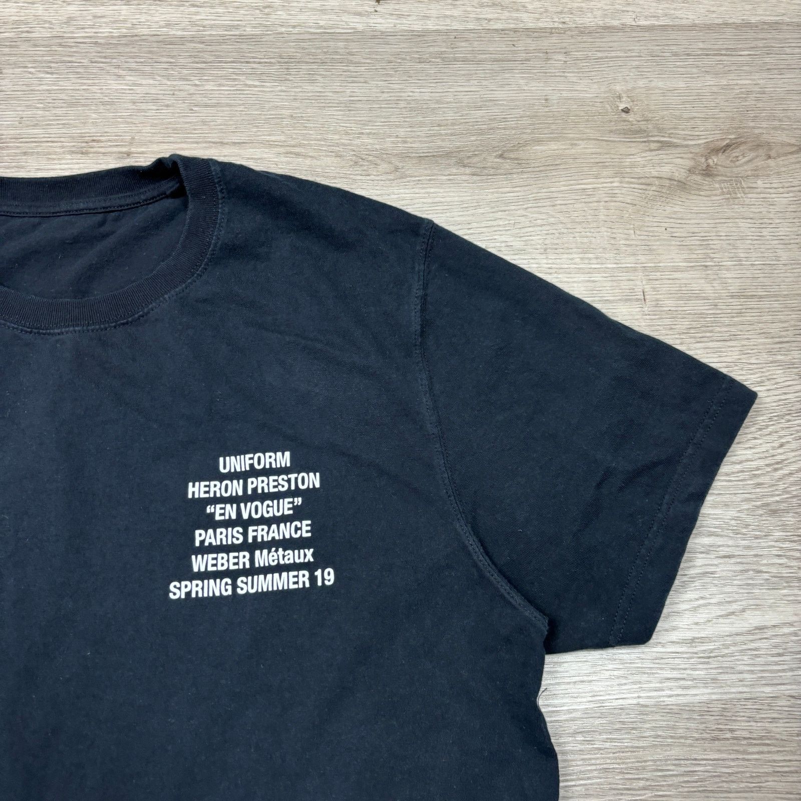 Heron Preston Heron Preston Black Metal Worker SS19 Tee Shirt Men's XL Size US XL / EU 56 / 4 - 2 Thumbnail