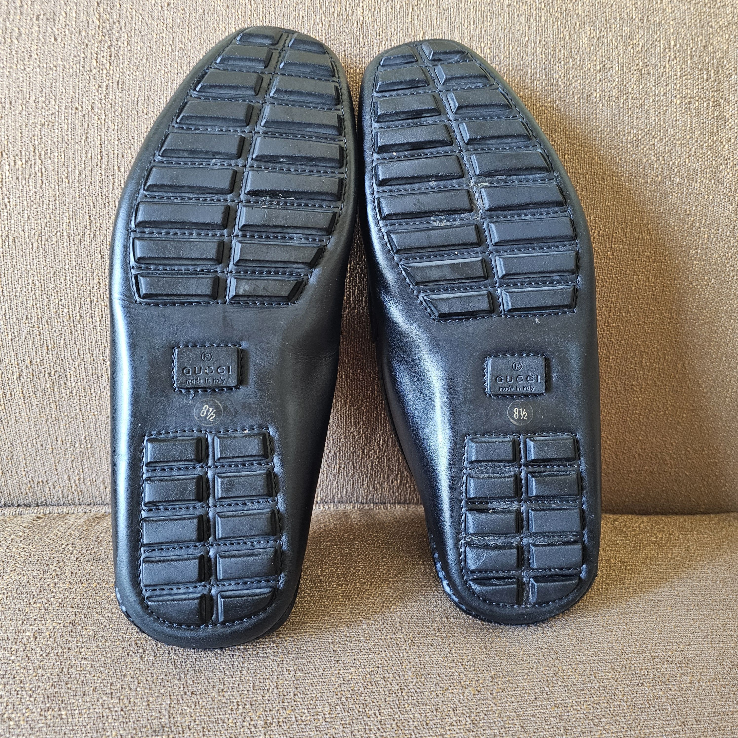 Gucci Gucci Men's Monogram Black Loafers Guccu Size 8.5 US 9 Size US 9 / EU 42 - 8 Thumbnail