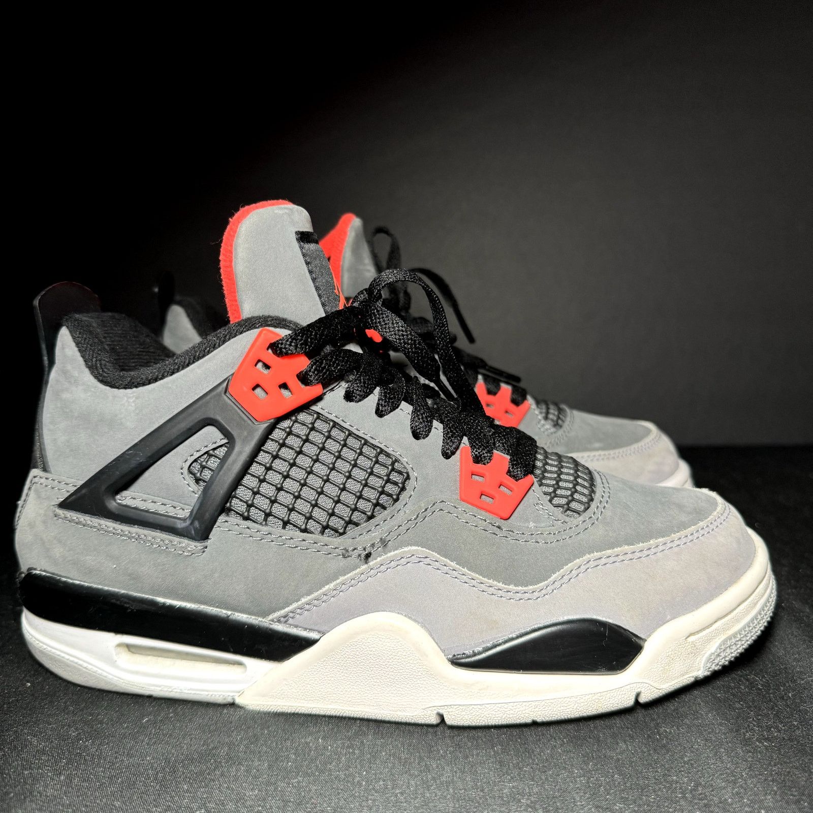 Jordan Brand × Nike Nike Air Jordan 4 Retro GS Infrared Men's Shoes - Size 5.5 Size US 5.5 / EU 38 - 1 Thumbnail