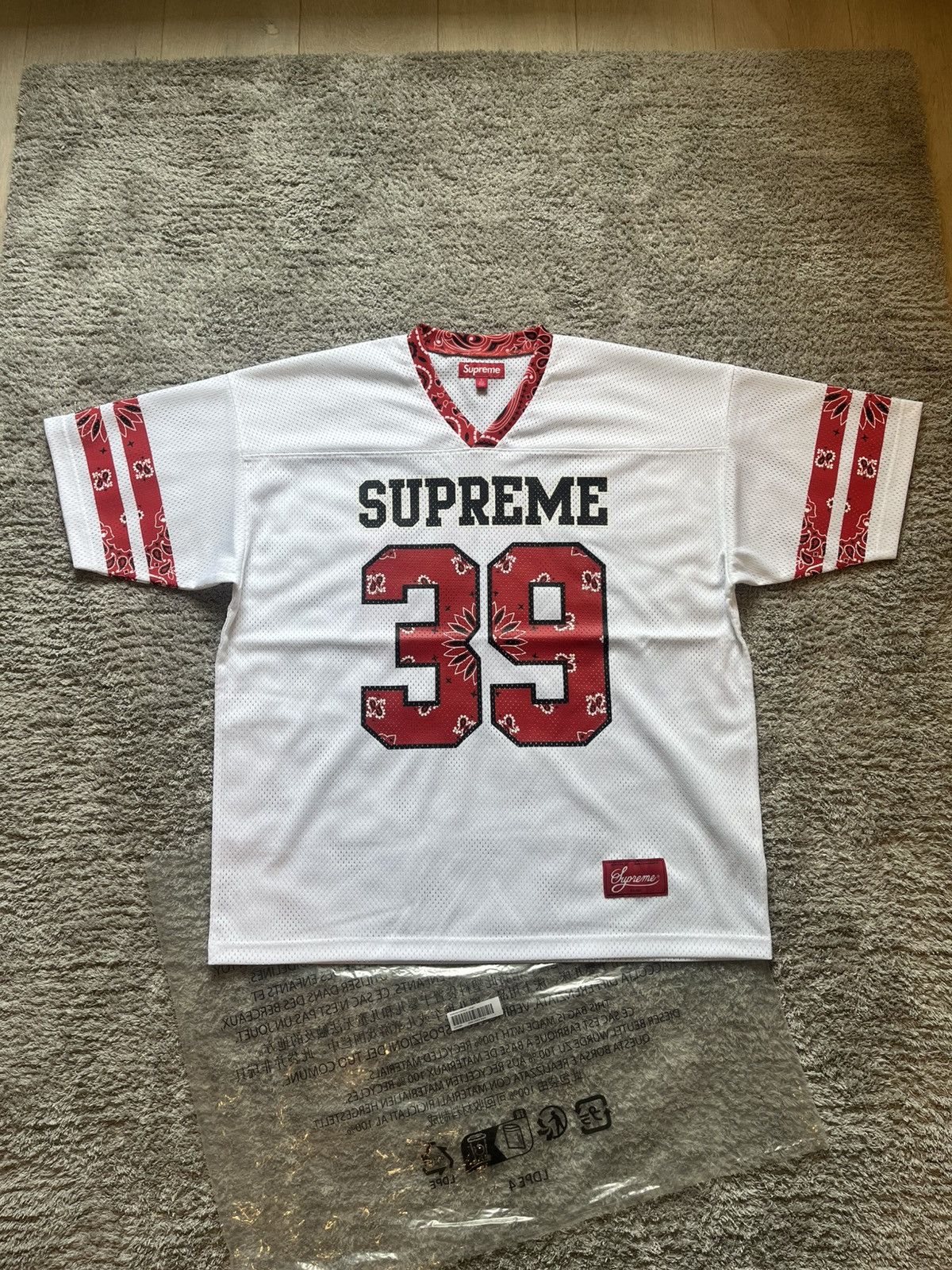 Martine Rose × Supreme MARTINE ROSE FOOTBALL JERSEY | Grailed