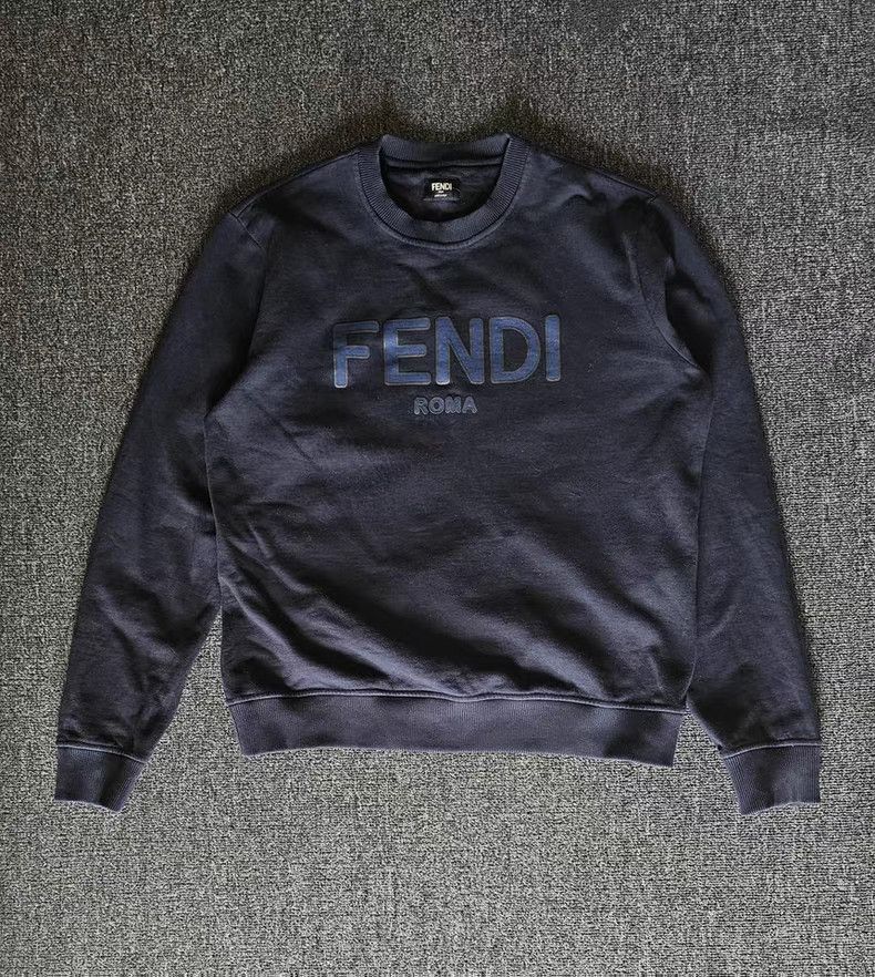 Fendi Fendi Dark Blue Sweatshirt Size US M / EU 48-50 / 2 - 1 Thumbnail