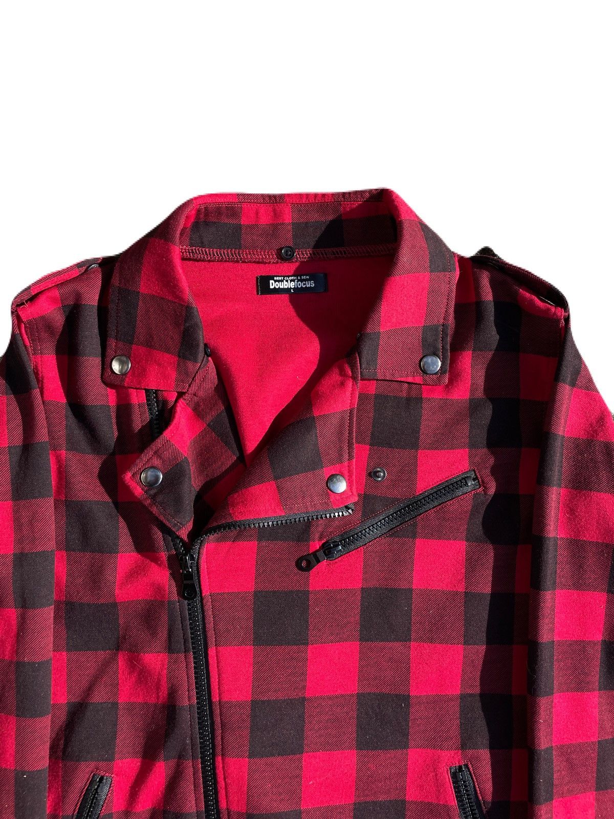 If Six Was Nine 2000s Japanese archive Multi Gimmic Check Jacket Y2K Punk Size US S / EU 44-46 / 1 - 5 Thumbnail