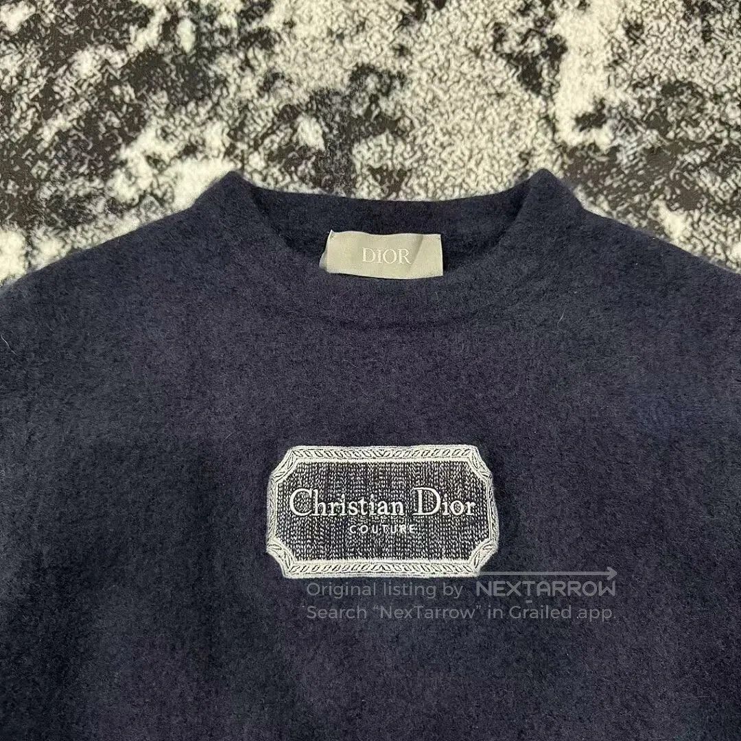 Dior dior logo embroidered cashmere sweater. Size M / US 6-8 / IT 42-44 - 2 Thumbnail