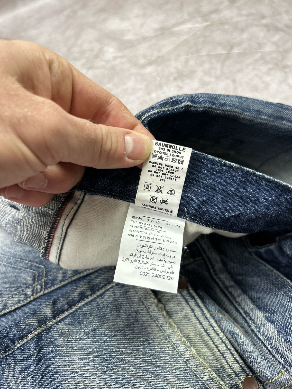 Energie × Pharrell × Sixty ENRARE >* Energie x Pharrel William Stone Wash Denim Jeans Size US 33 - 11 Thumbnail