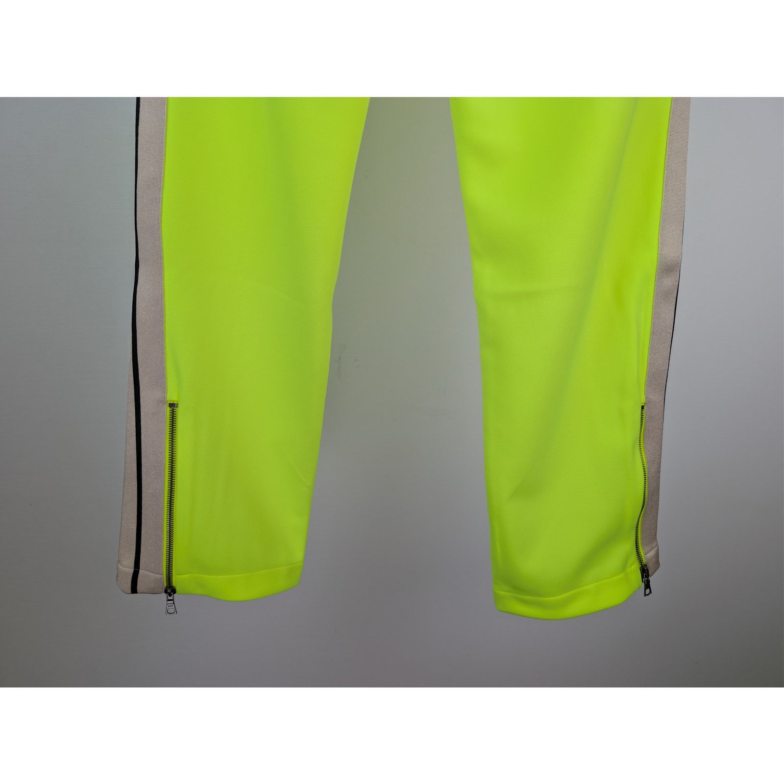 Palm Angels o1rshd1 Classic Logo Track Pants in Yellow Fluo / Off White Size US 32 / EU 48 - 13 Thumbnail
