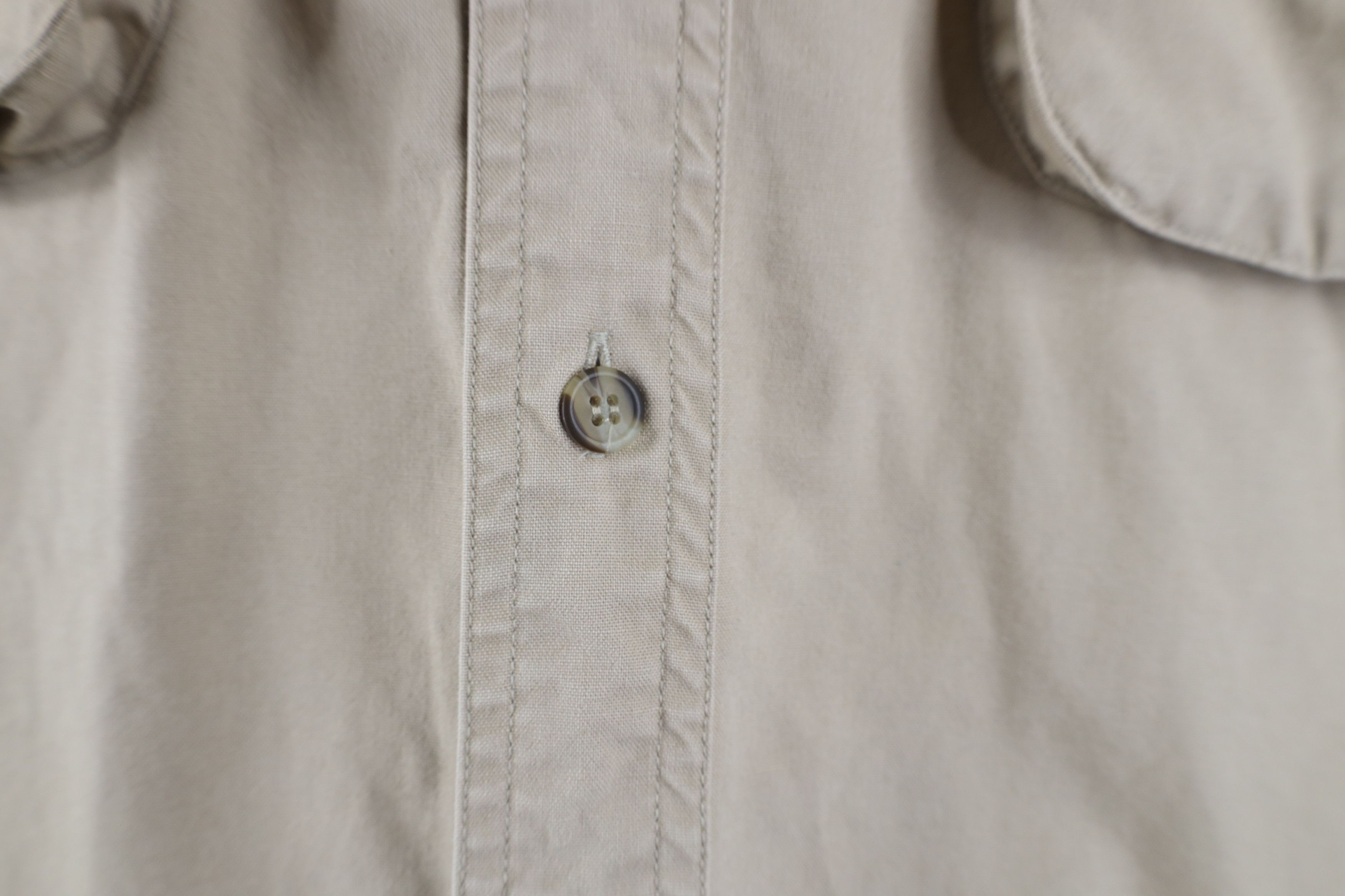 Vintage × Woolrich Woolen Mills Vintage 90s Woolrich Safari Bush Collared Button Shirt Size US L / EU 52-54 / 3 - 7 Thumbnail