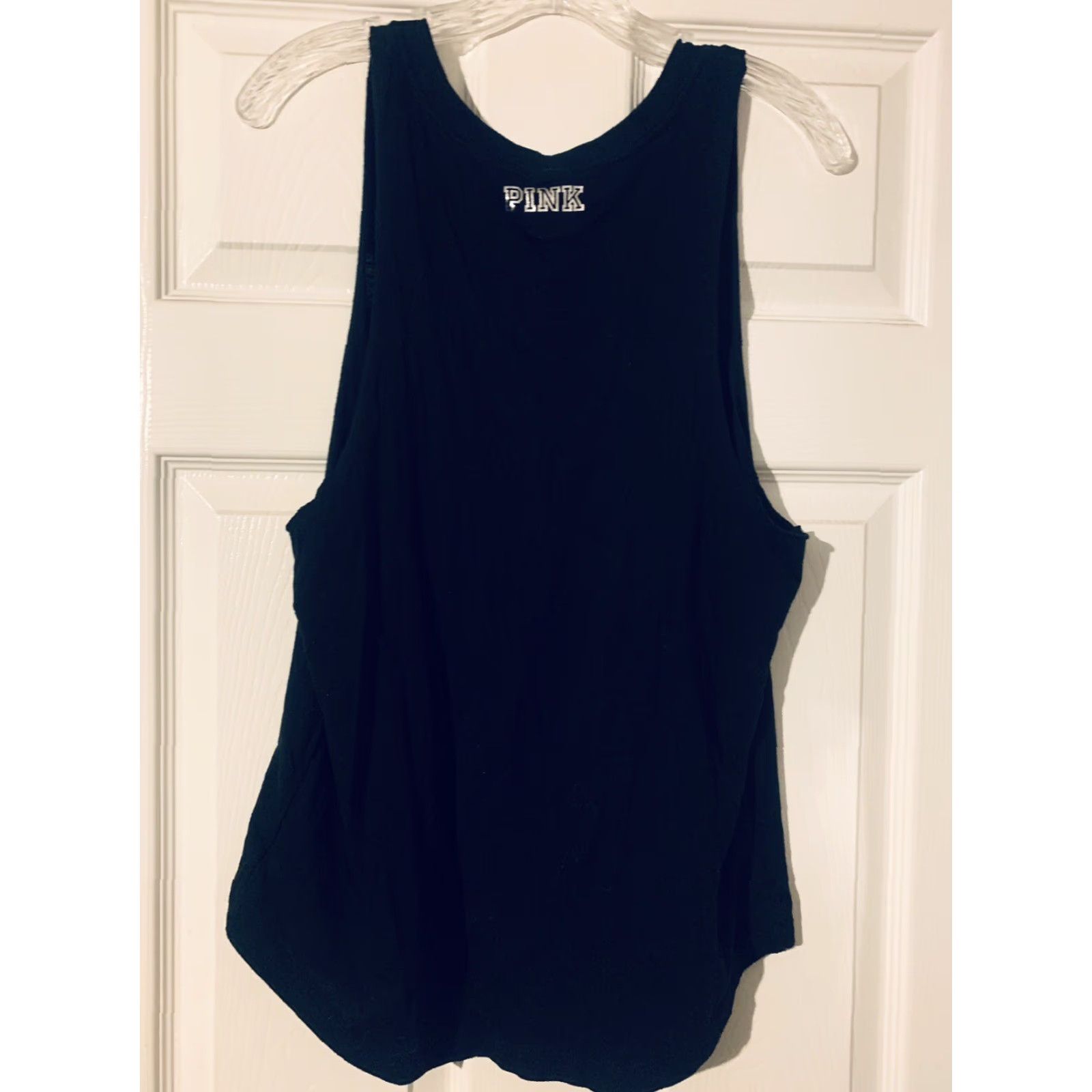 Victoria's Secret Victoria's Secret Tank Shirt Womens Medium Black Sleeveless Mercia Logo Size M / US 6-8 / IT 42-44 - 4 Thumbnail