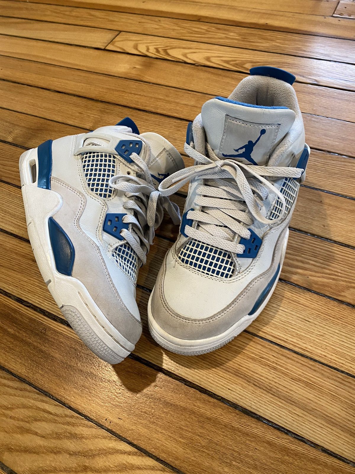 Jordan Brand × Nike 5.5Y 7W military blue Jordan 4 retro Size US 5.5 / EU 38 - 1 Thumbnail