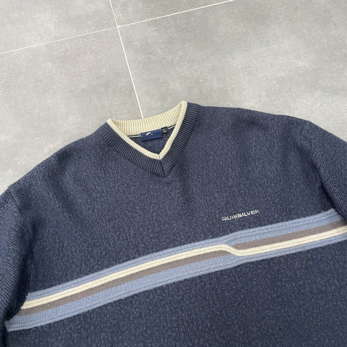 Quiksilver × Vintage Vintage Quiksilver Wool Sweater Size L Size US L / EU 52-54 / 3 - 9 Thumbnail