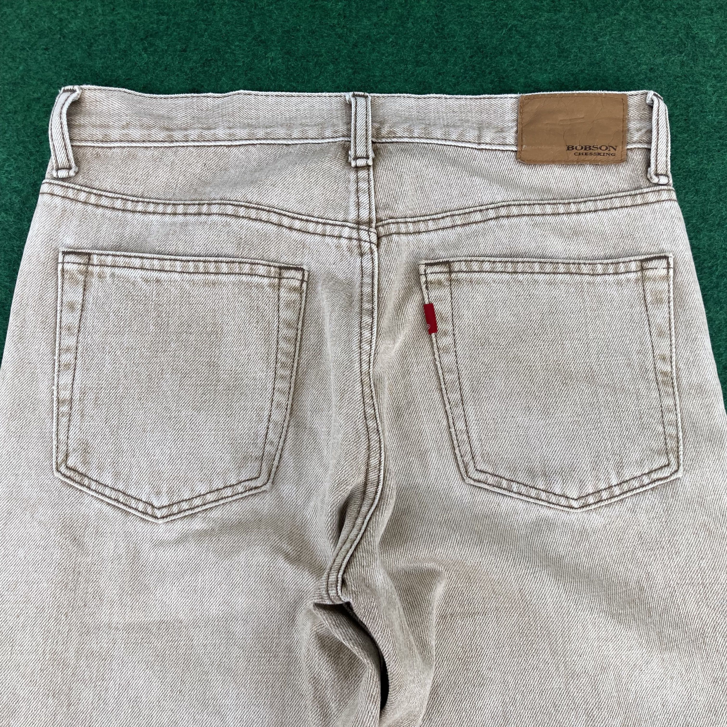 Japanese Brand × Vintage 29x31 Vtg Bobson Faded Denim Bootcut 29 Flared Jeans Size US 29 - 11 Thumbnail