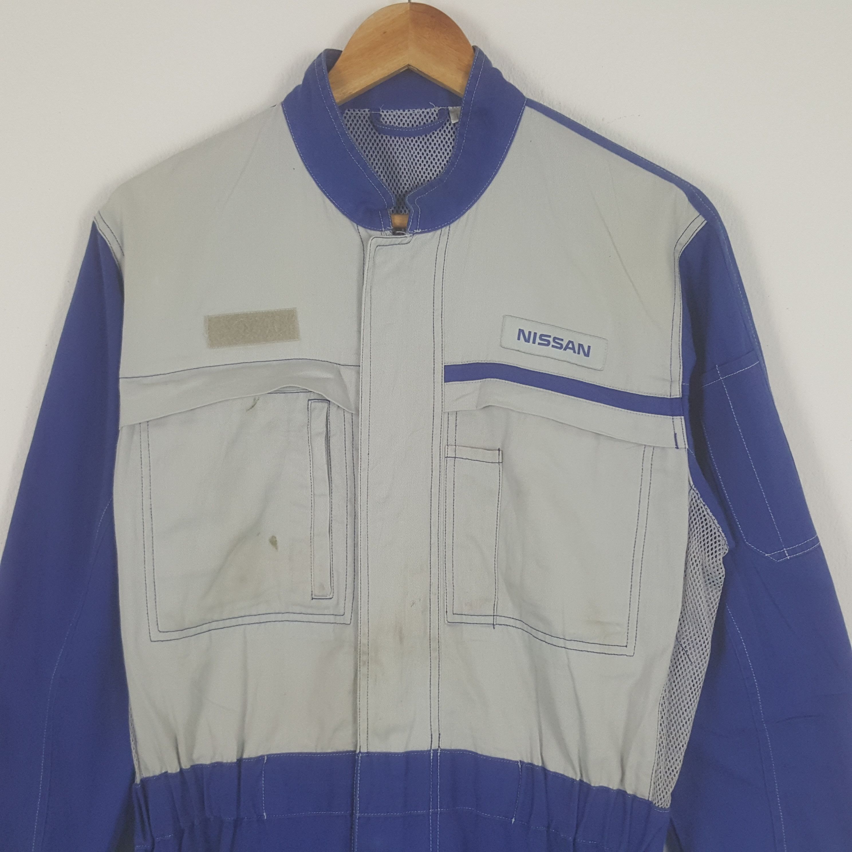 Japanese Brand × Vintage Vintage Nissan Japanese Racing Team Worker Coverall Jacket Size US S / EU 44-46 / 1 - 5 Thumbnail