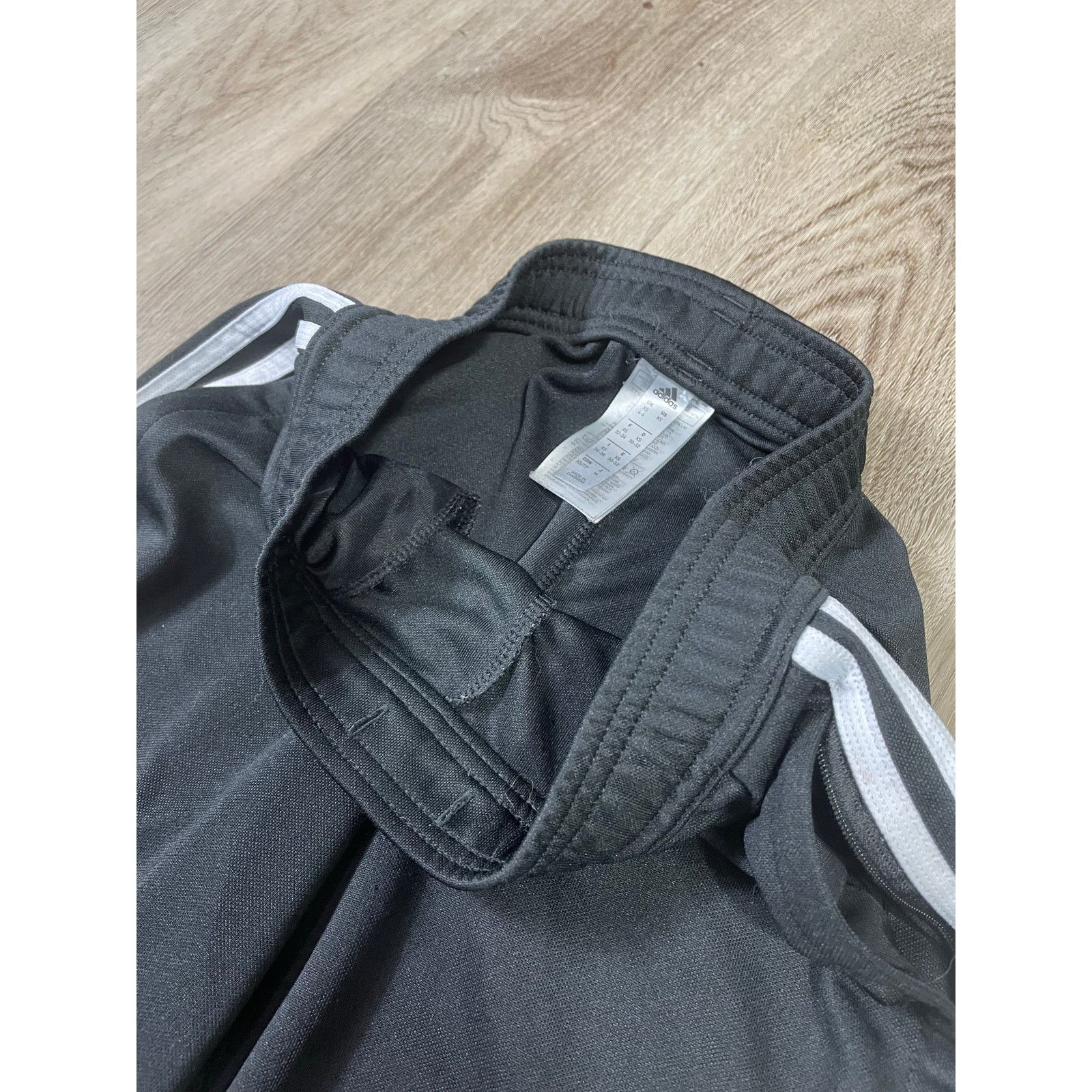 Adidas Adidas Women’s Black 3-Stripes Track Pants XS Tapered Size 26" / US 2 / IT 38 - 5 Thumbnail