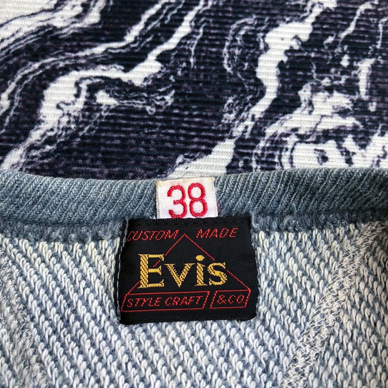 Evisu × Japanese Brand × Vintage Vintage Evis Sweatshirt Size XS / US 0-2 / IT 36-38 - 5 Thumbnail