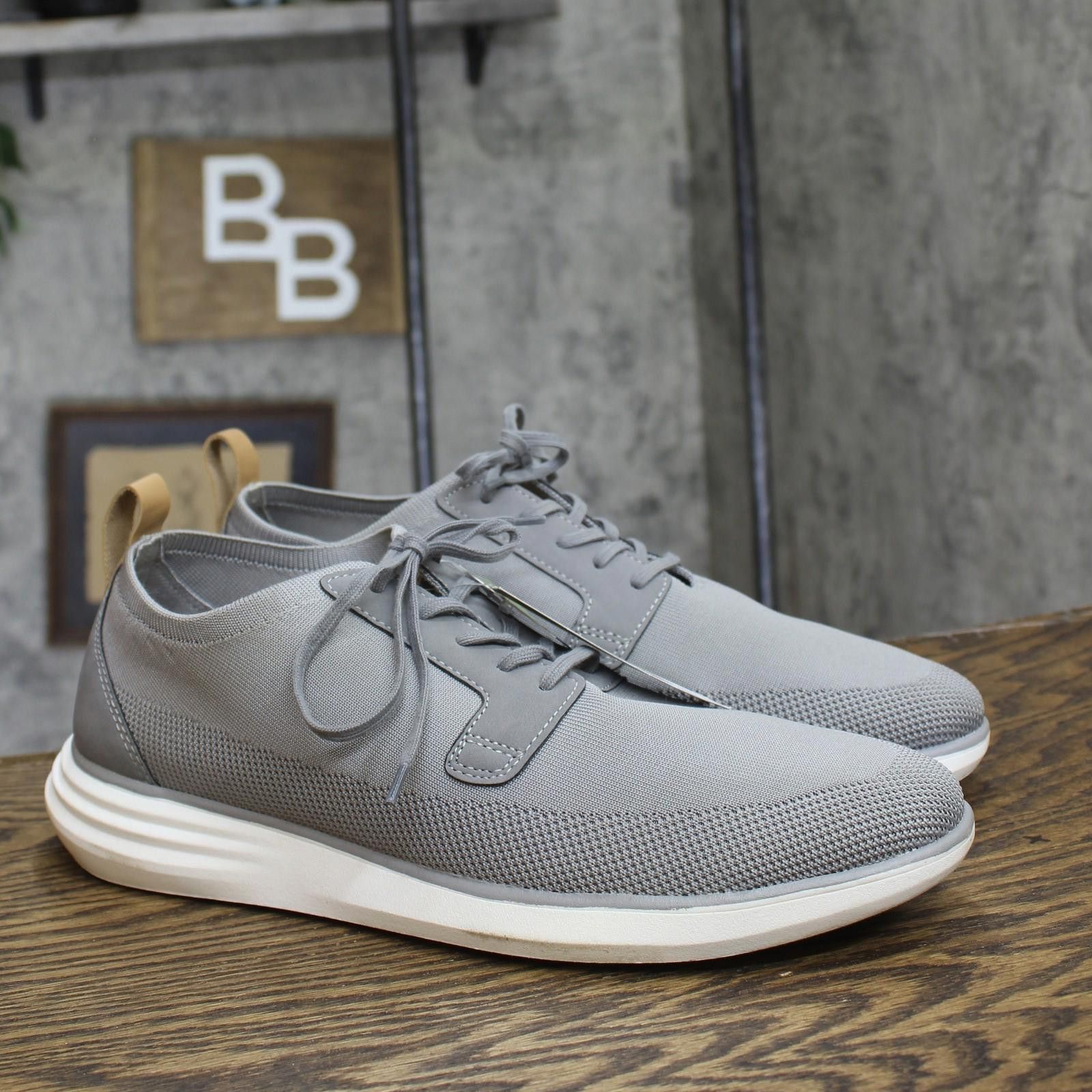 Designer Goodfellow & Co Zeke Knit Dress Sneakers 90971821 Gray 11 Size US 11 / EU 44 - 1 Thumbnail