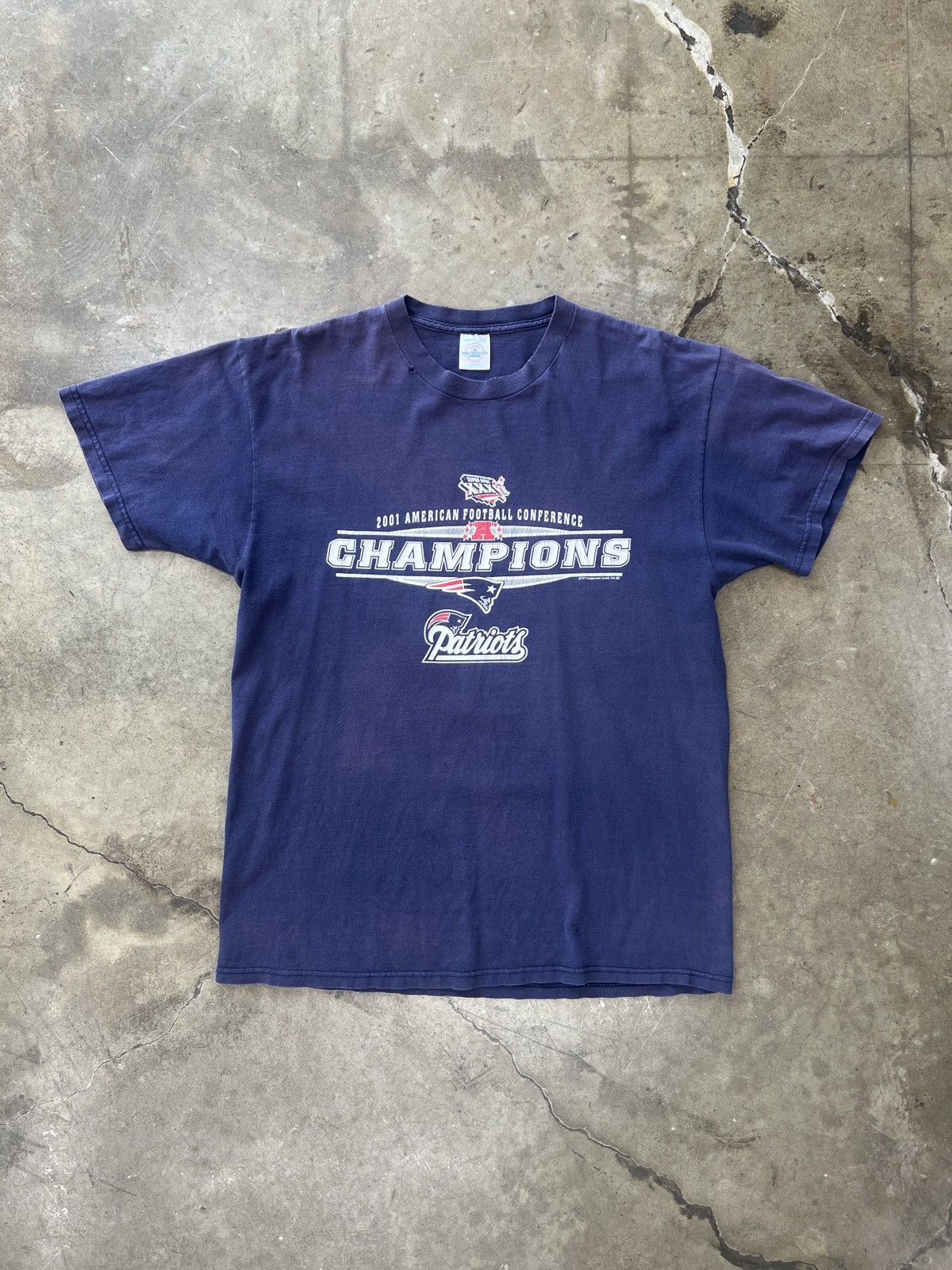 NFL × Vintage Vintage 2001 NFL Patriots American Conference Champs Large Size US L / EU 52-54 / 3 - 2 Thumbnail