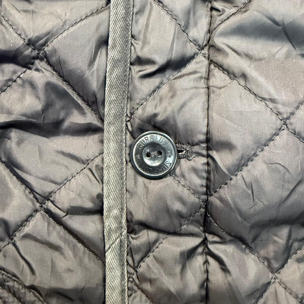 Other VINTAGE Surplus Seminary Wool Quilted Jacket Black Size US L / EU 52-54 / 3 - 8 Thumbnail