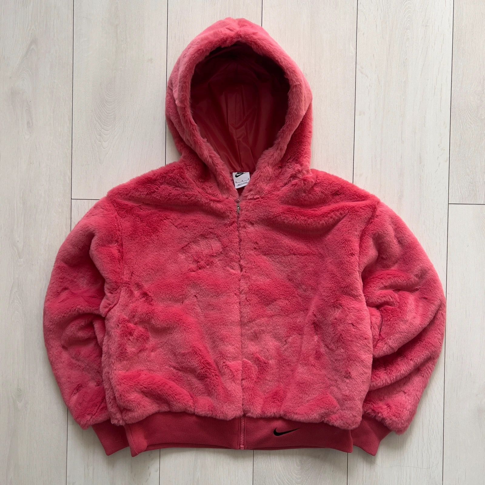Nike Spring jacket puffer Nike big logo Size S / US 4 / IT 40 - 4 Thumbnail